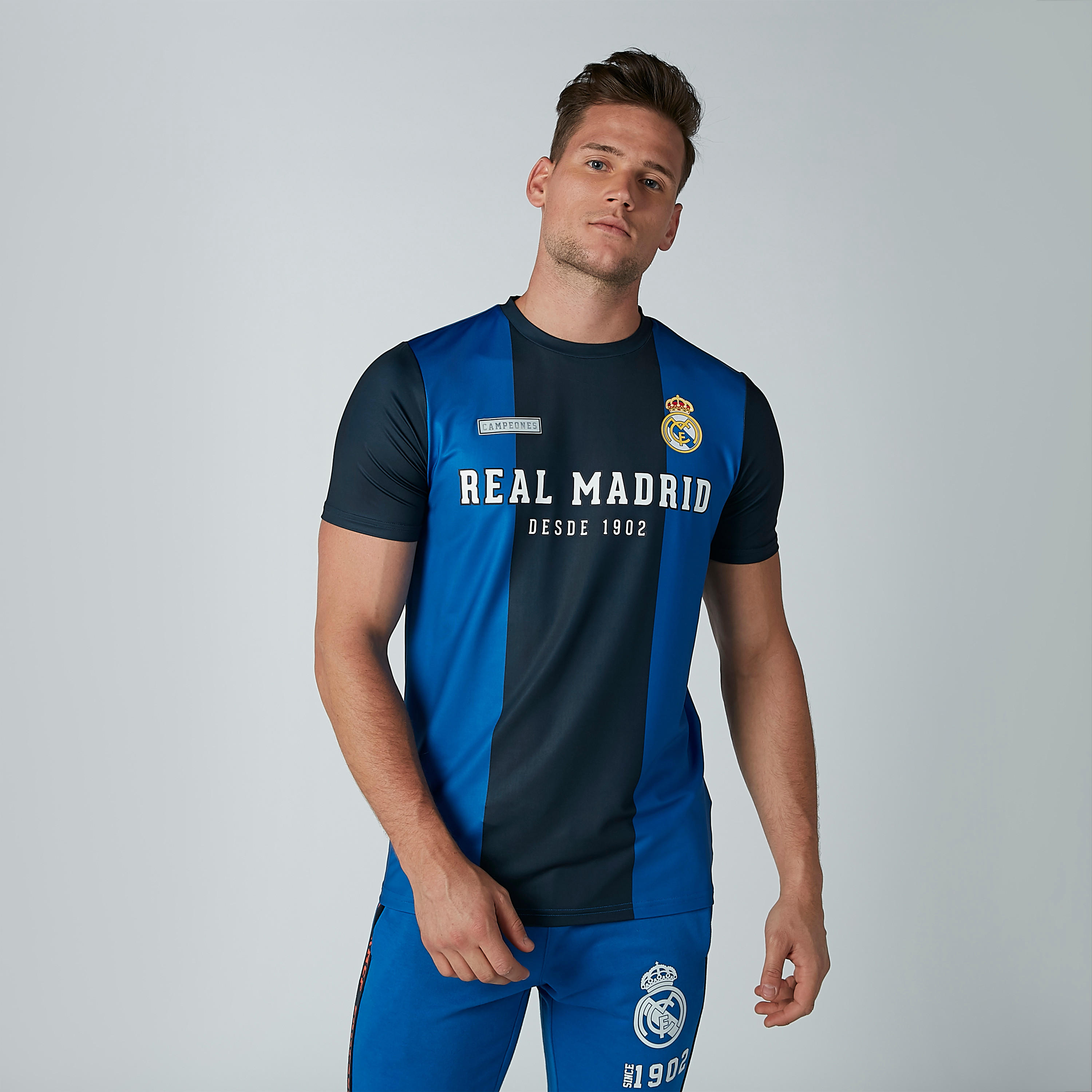 Printed T-shirt with Round Neck and Short Sleeves-men-clothing-tshirtsandpolos-tshirts-image-1