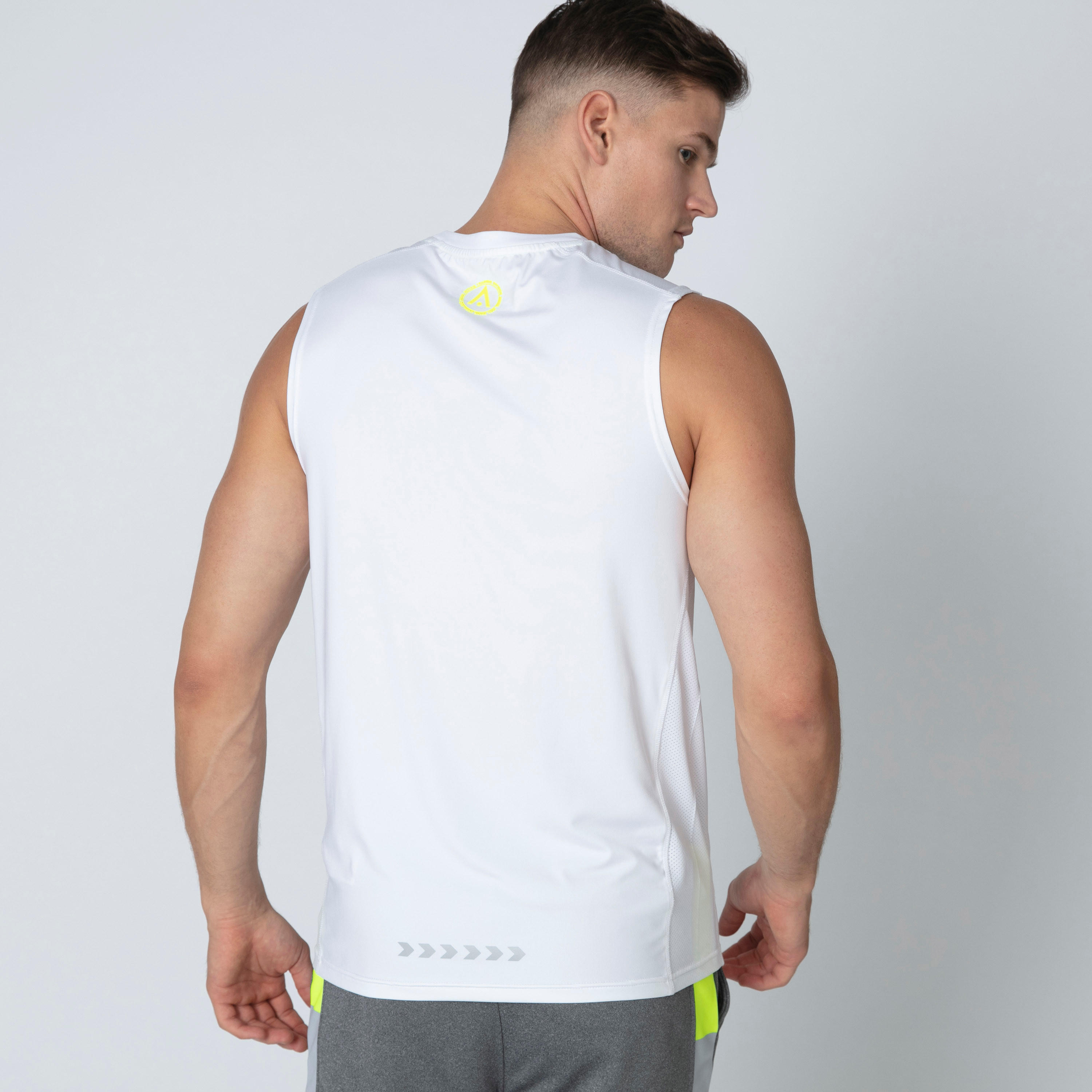 Printed Sleeveless T-shirt with Round Neck-men-clothing-tshirtsandpolos-tshirts-image-2