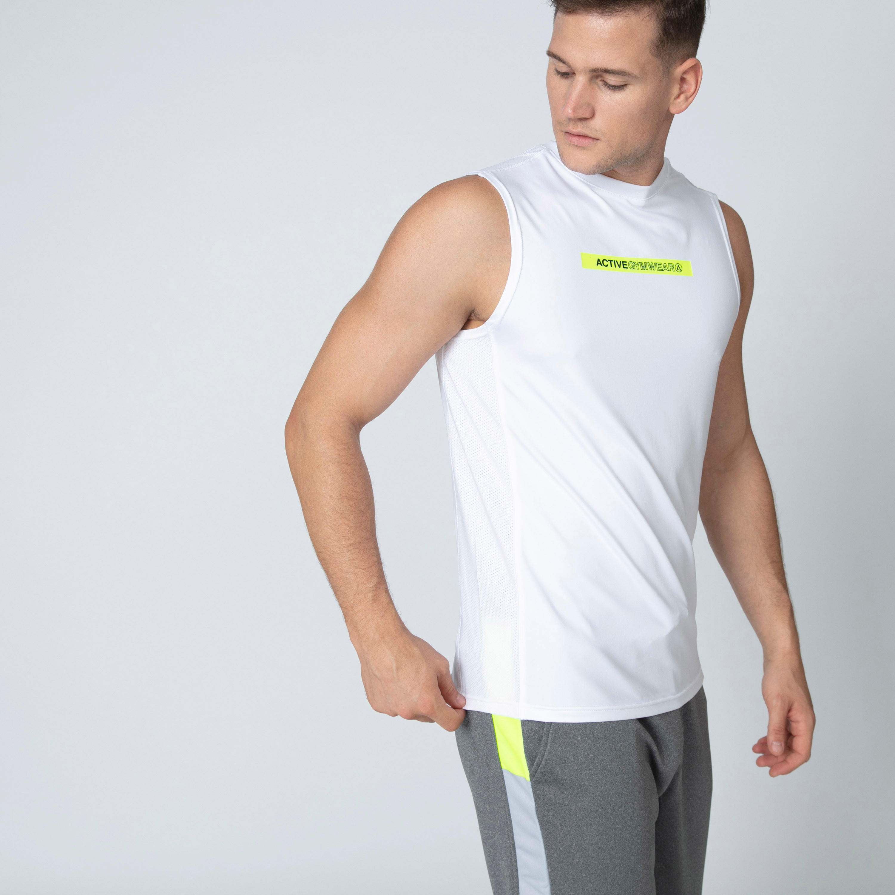 Printed Sleeveless T-shirt with Round Neck-men-clothing-tshirtsandpolos-tshirts-image-5