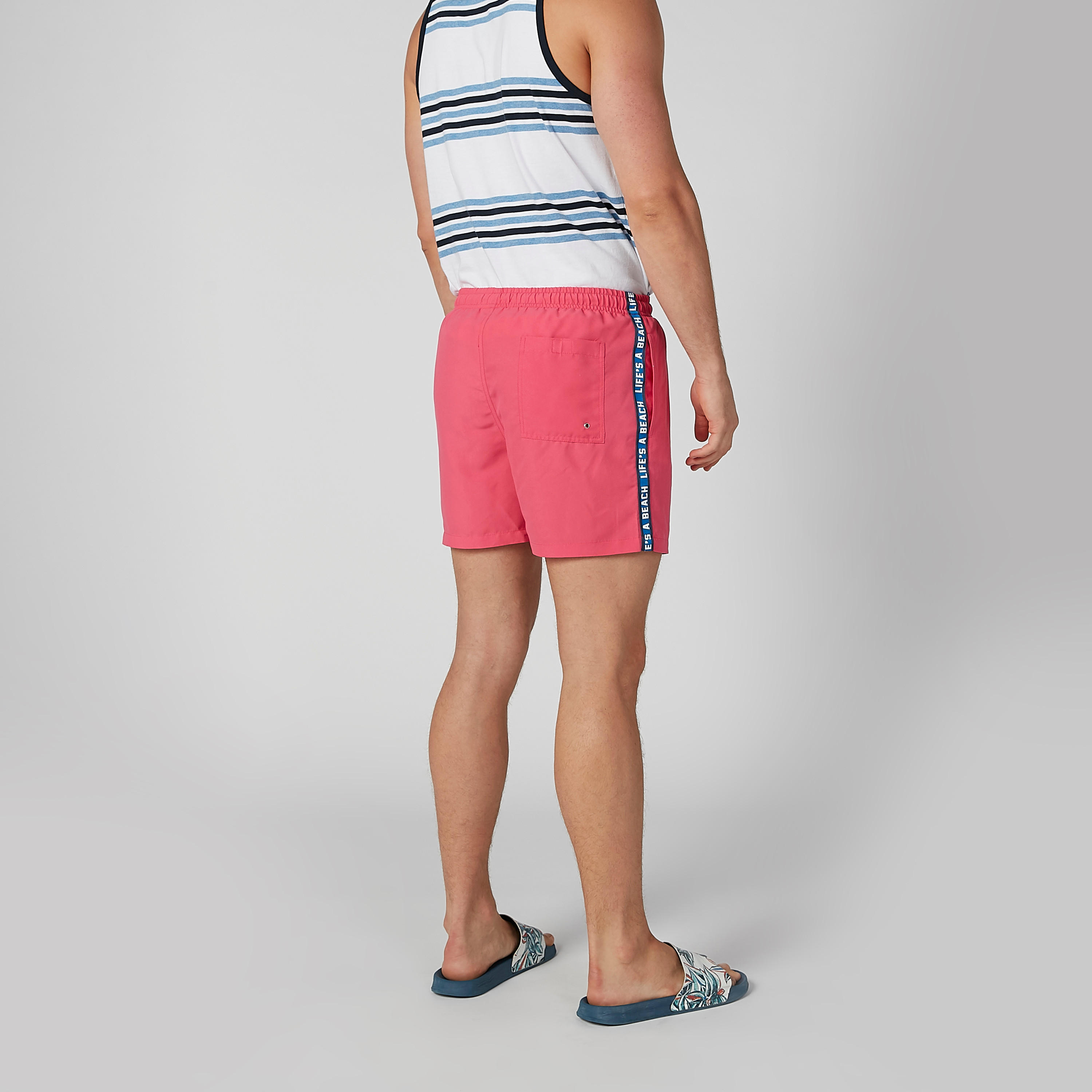 Tape and Pocket Detail Shorts with Drawstring-men-clothing-sportswearandactivewear-bottoms-image-3