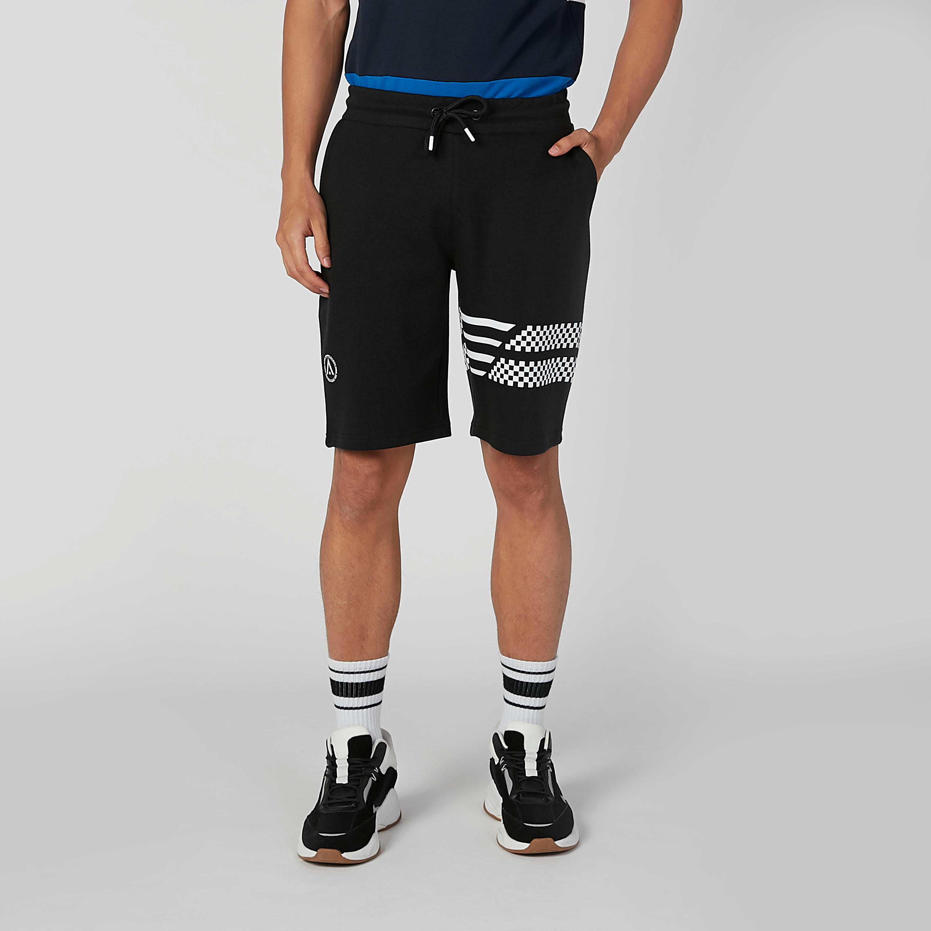 Printed Shorts with Pocket Detail and Drawstring-men-clothing-sportswearandactivewear-bottoms-image-1