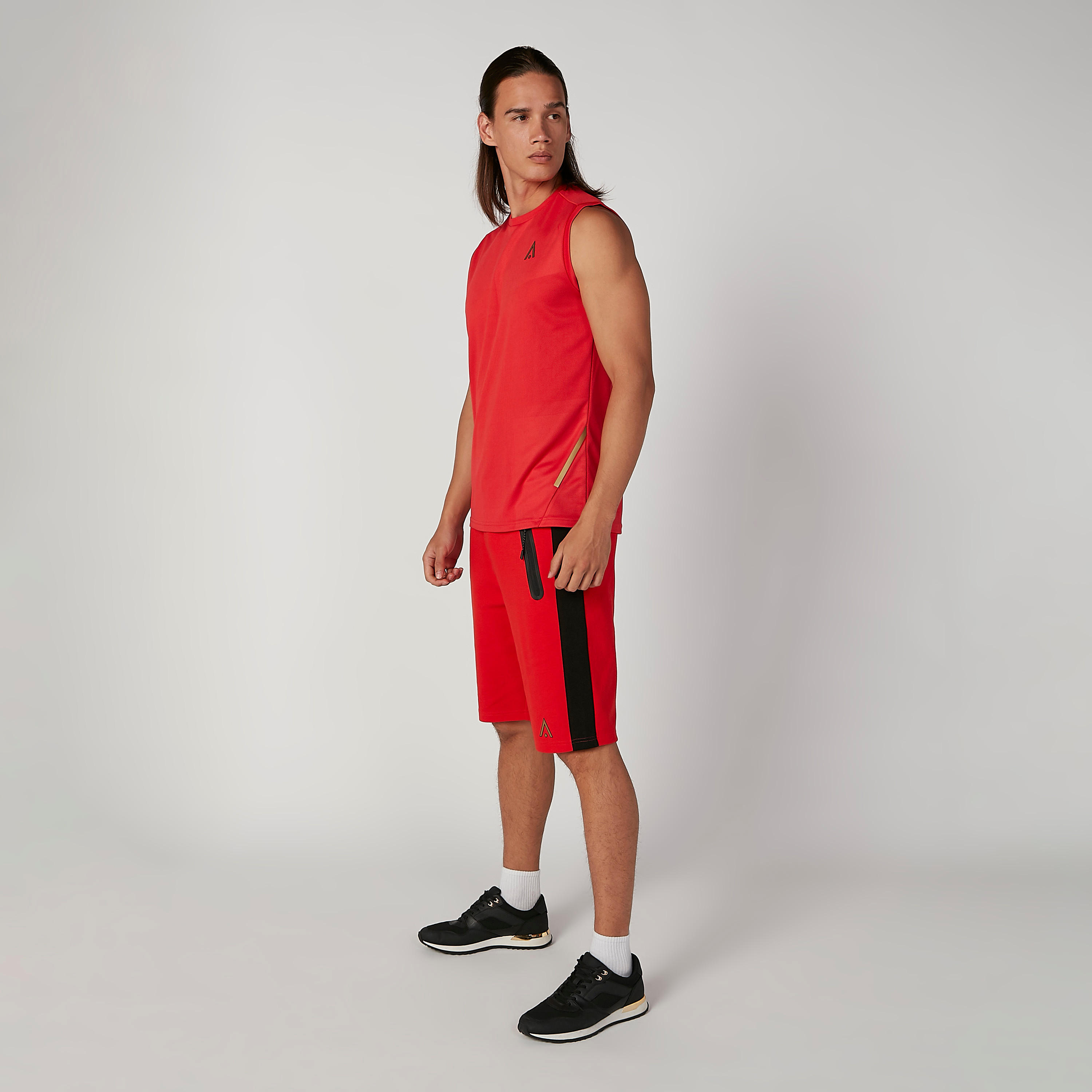 Sustaibaility Plain Sleeveless T-shirt with Round Neck-men-clothing-sportswearandactivewear-tshirtsandpolos-image-3