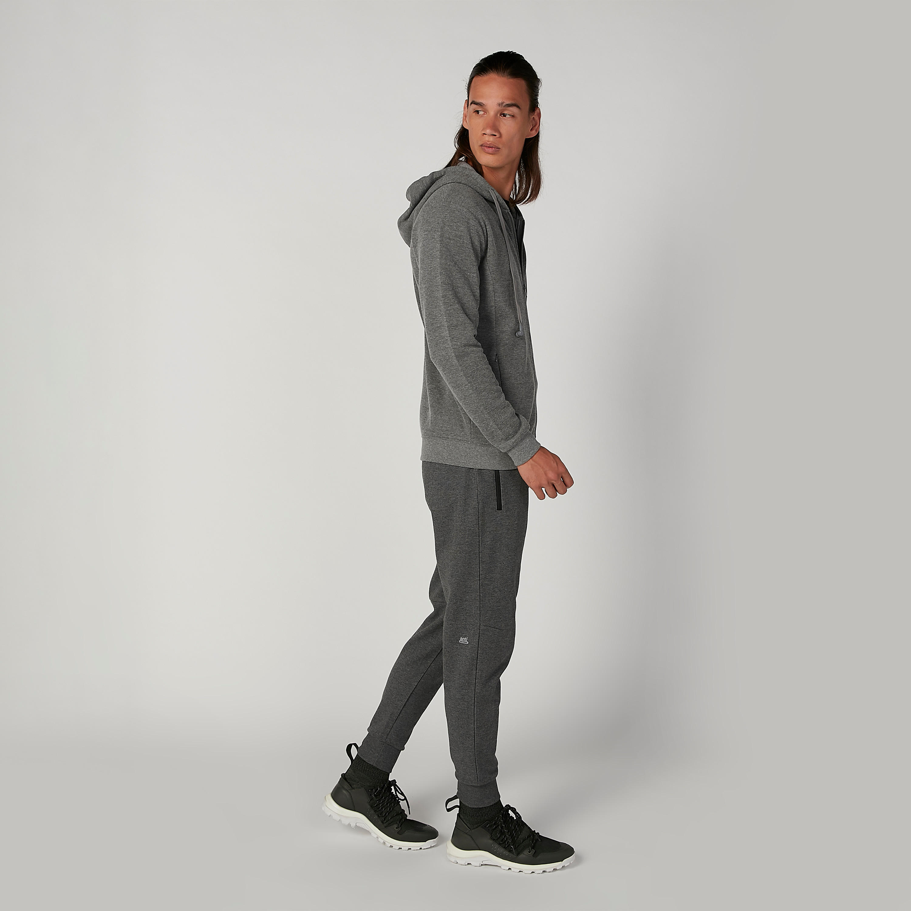 Full Length Printed Jog Pants with Zip Pockets and Drawstring-men-clothing-sportswearandactivewear-bottoms-image-2