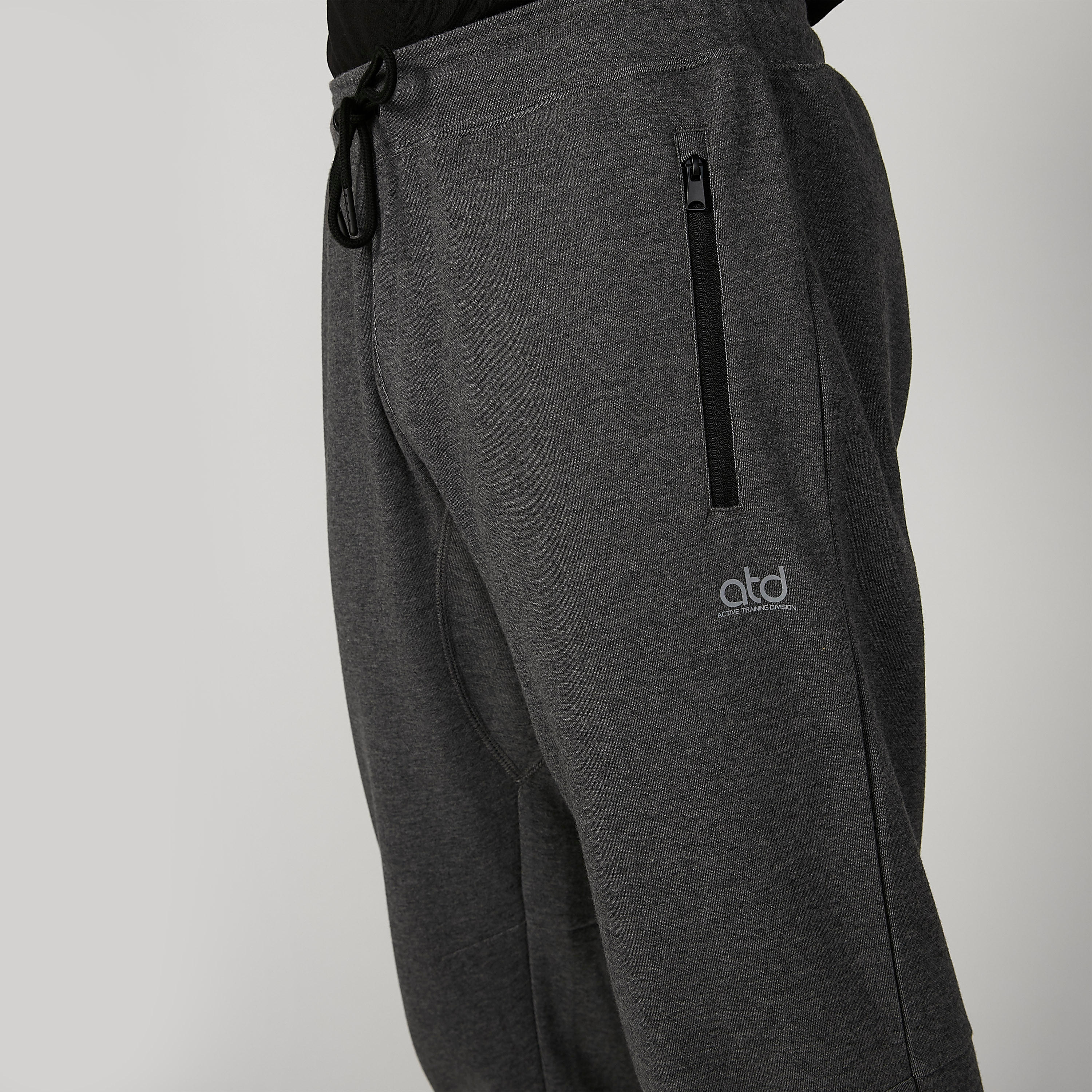 Full Length Printed Jog Pants with Zip Pockets and Drawstring-men-clothing-sportswearandactivewear-bottoms-image-4