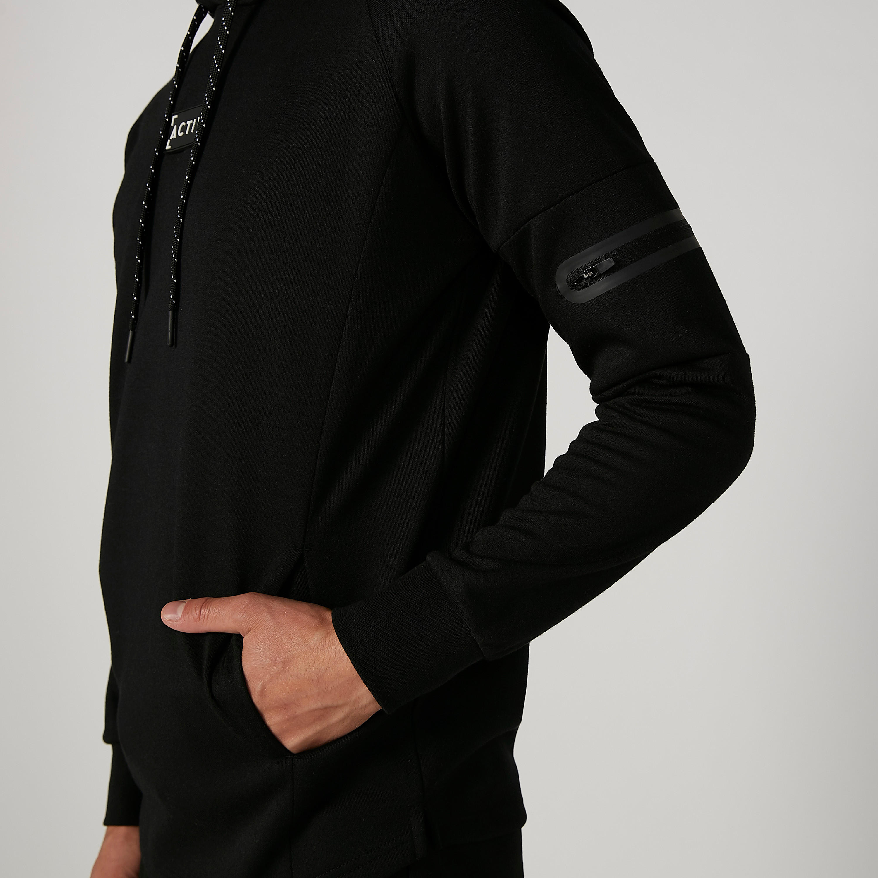 سويت شيرت مستدام سادة بقبعة وسحّاب -men-winterwear-hoodiesandsweatshirts-image-5