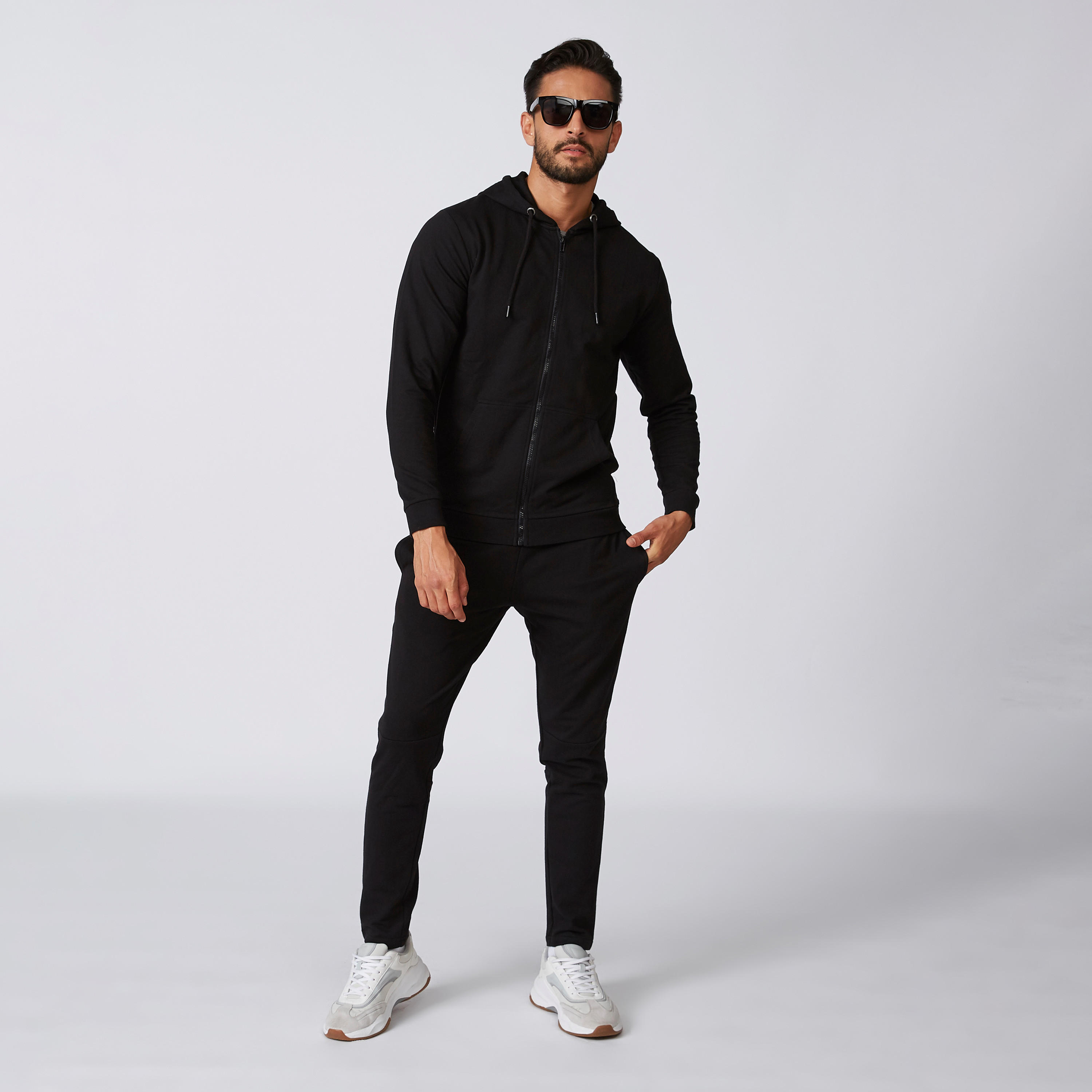 قميص مستدام سادة بأكمام طويلة -men-winterwear-hoodiesandsweatshirts-image-2