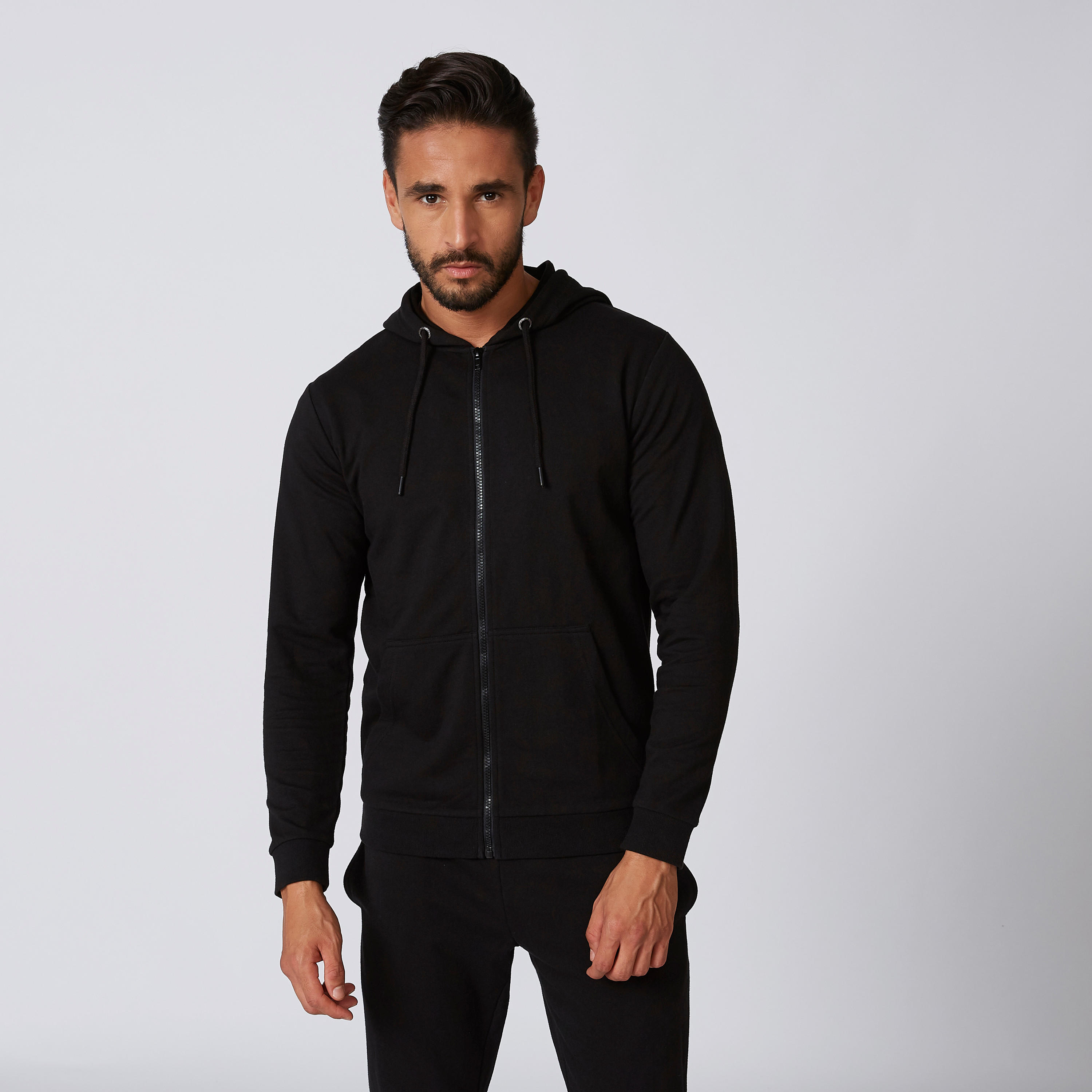 قميص مستدام سادة بأكمام طويلة -men-winterwear-hoodiesandsweatshirts-image-1