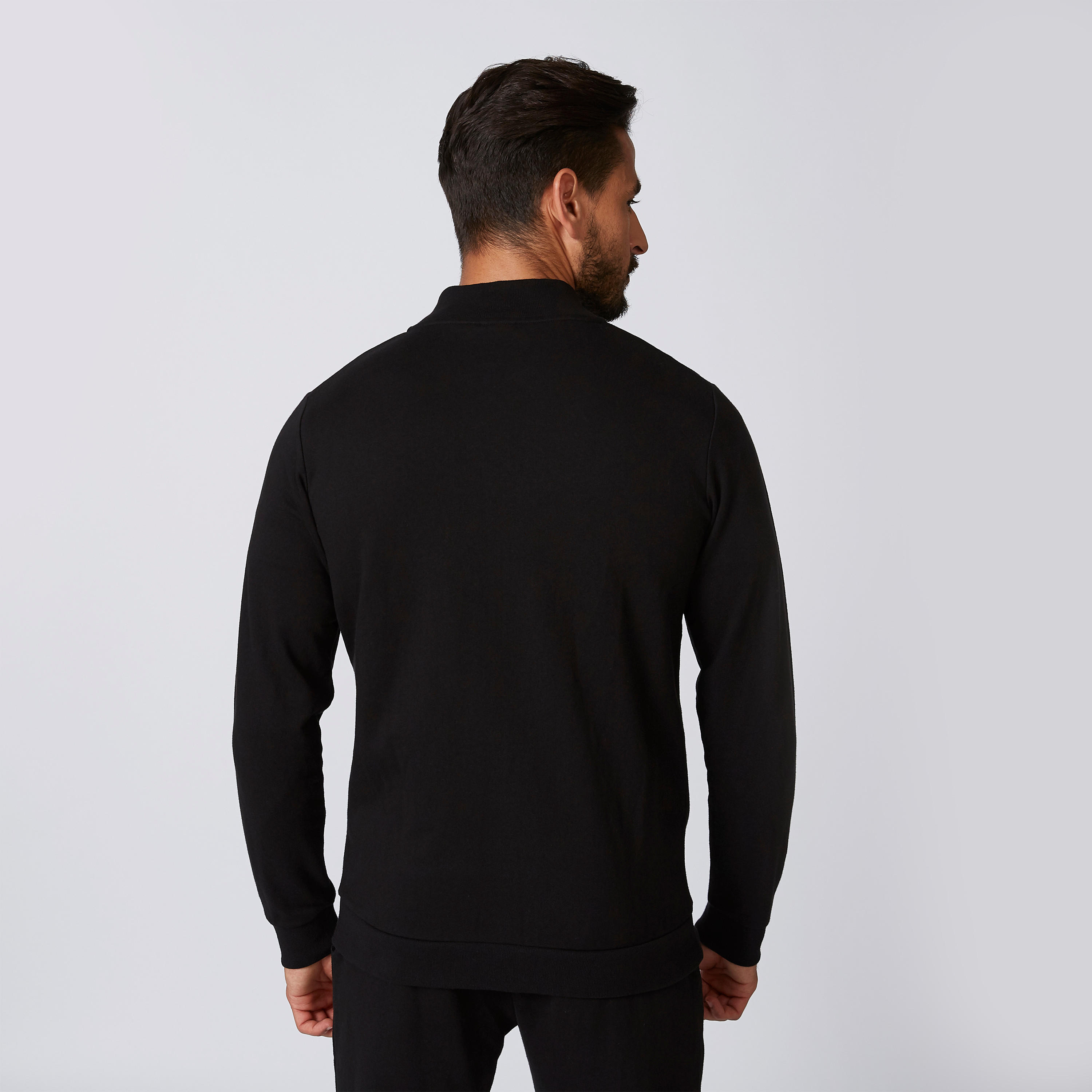 جاكيت مستدام سادة بأكمام طويلة وجيوب كانجارو-men-clothing-jacketsandblazers-jackets-image-2