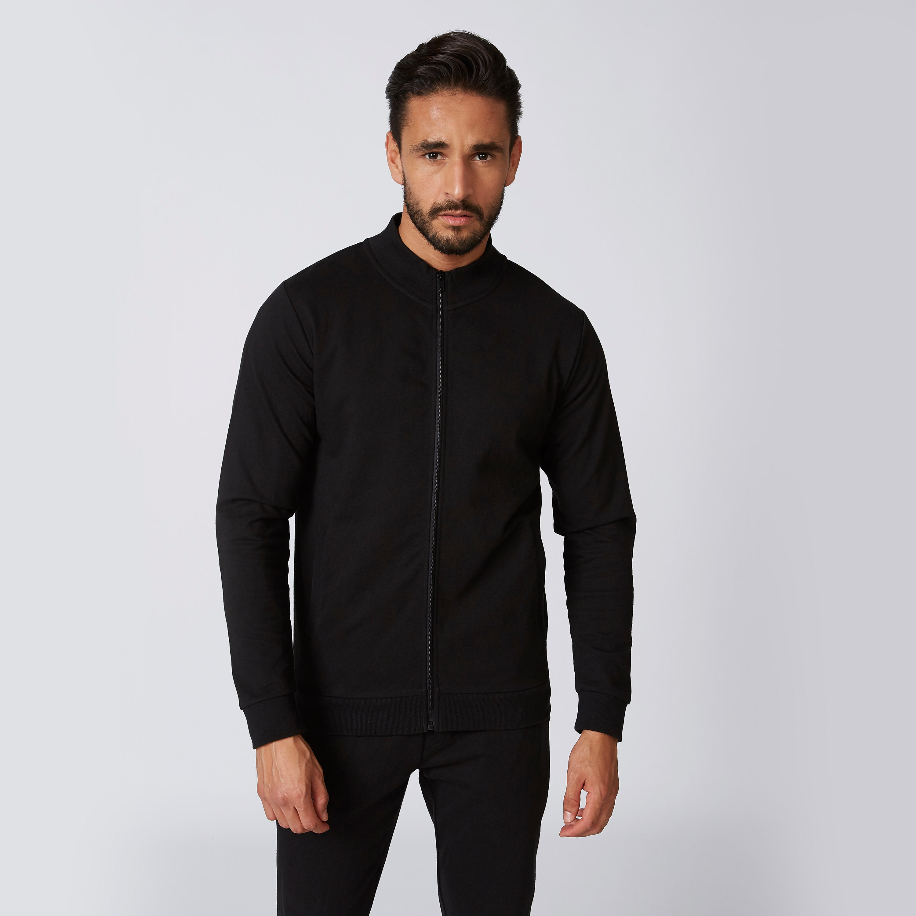 جاكيت مستدام سادة بأكمام طويلة وجيوب كانجارو-men-clothing-jacketsandblazers-jackets-image-3