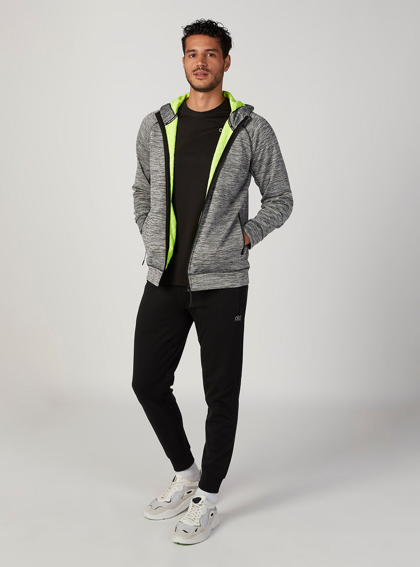 Textured Hooded Jacket with Long Sleeves and Pockets-men-clothing-jacketsandblazers-jackets-image-2