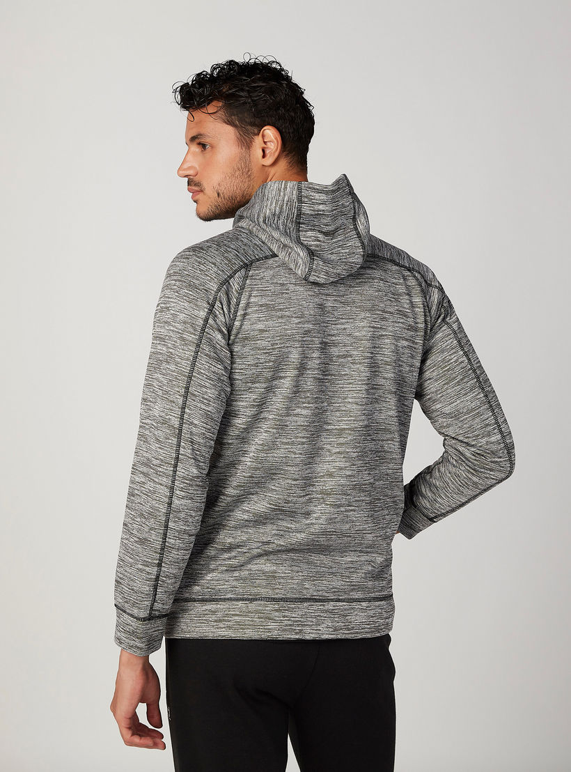 Textured Hooded Jacket with Long Sleeves and Pockets-men-clothing-jacketsandblazers-jackets-image-4