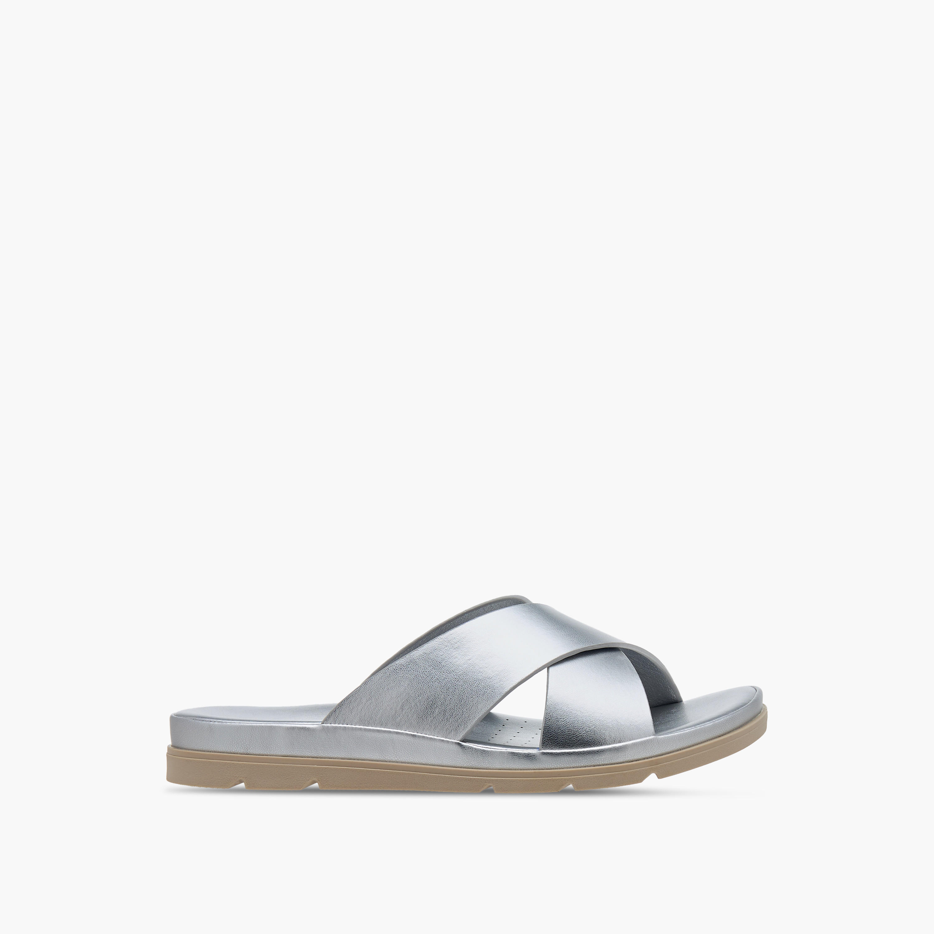 Le Confort Solid Slip-On Comfort Sandals-women-shoes-flats-sandals-image-3