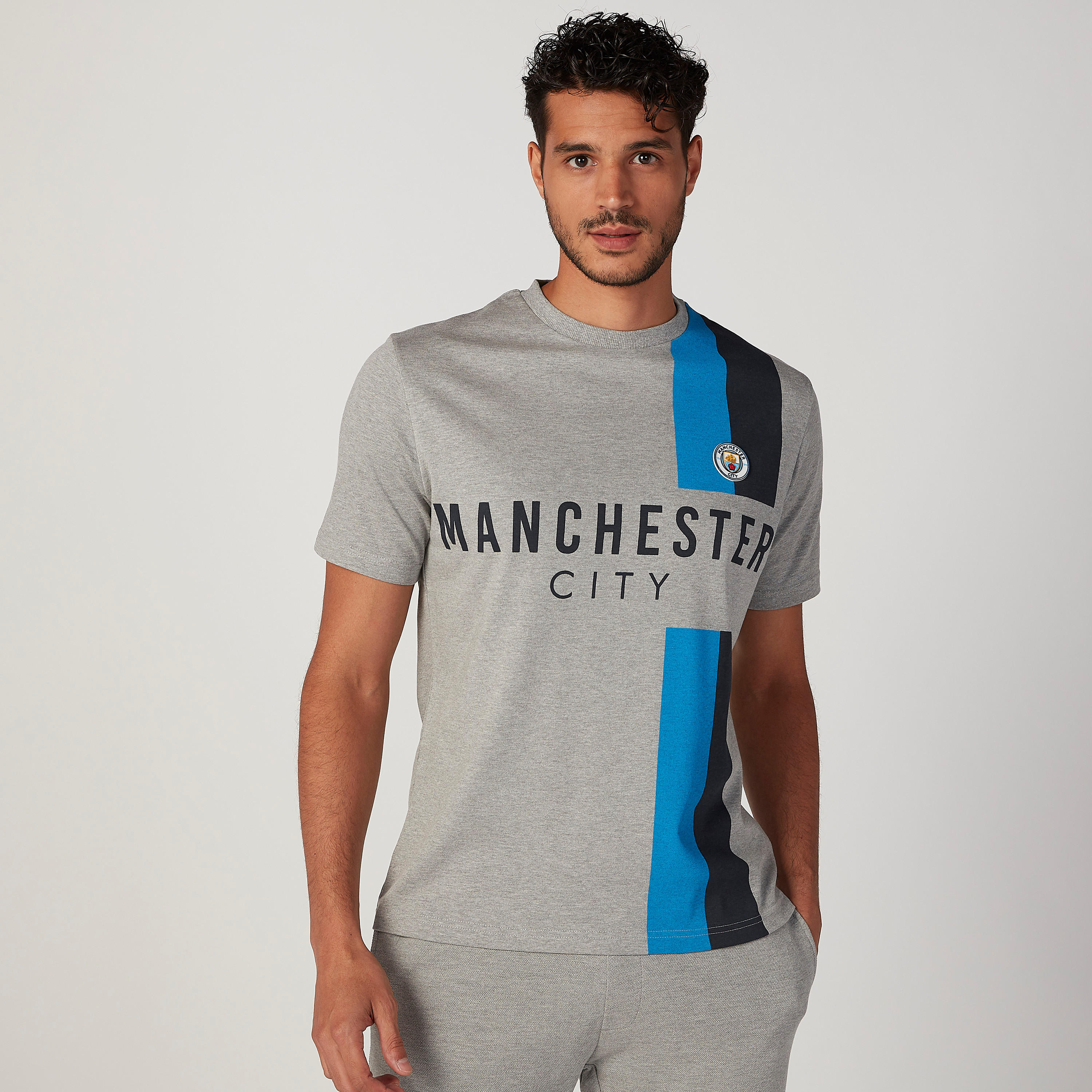 Printed T-shirt with Crew Neck and Short Sleeves-men-clothing-sportswearandactivewear-tshirtsandpolos-image-1