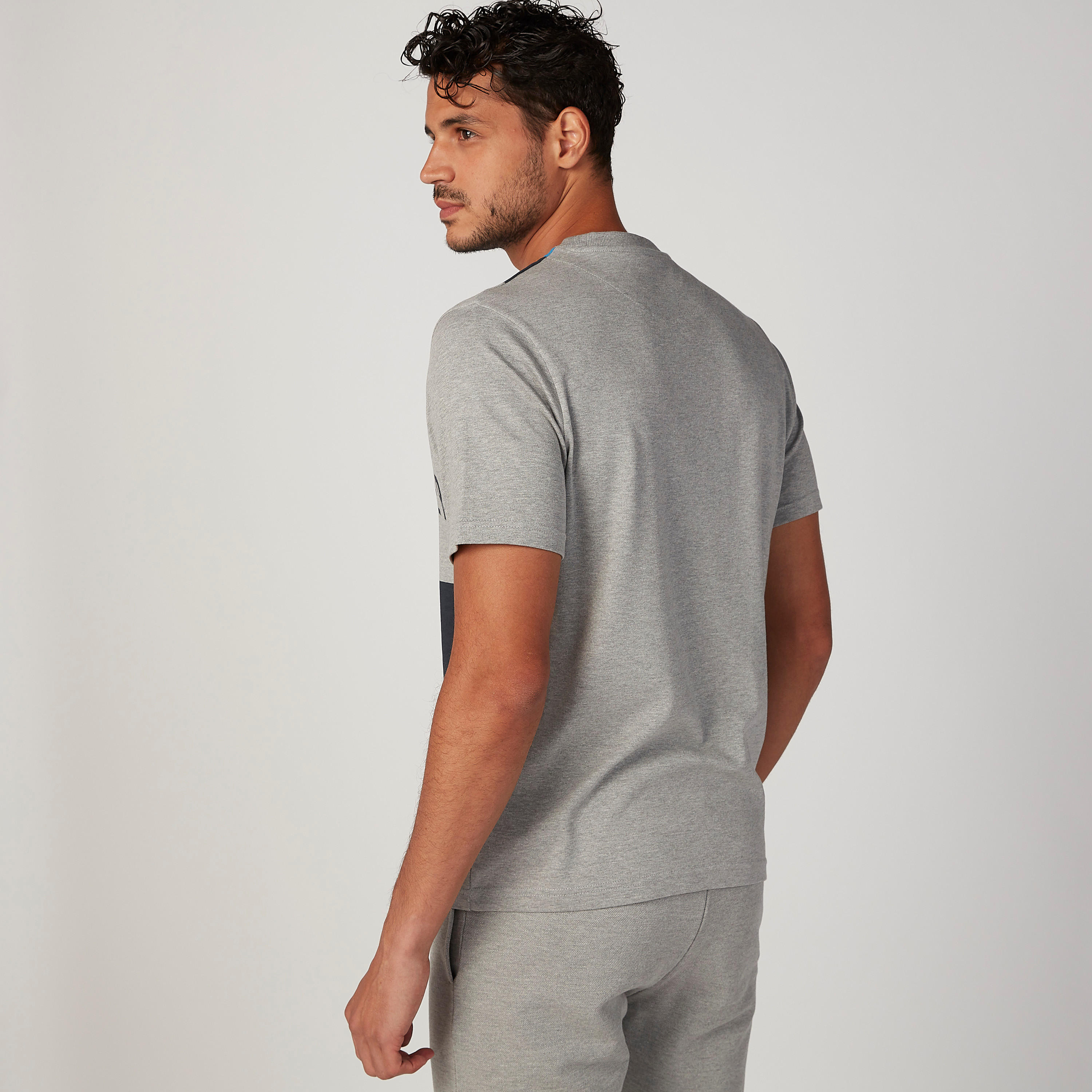 Printed T-shirt with Crew Neck and Short Sleeves-men-clothing-sportswearandactivewear-tshirtsandpolos-image-4