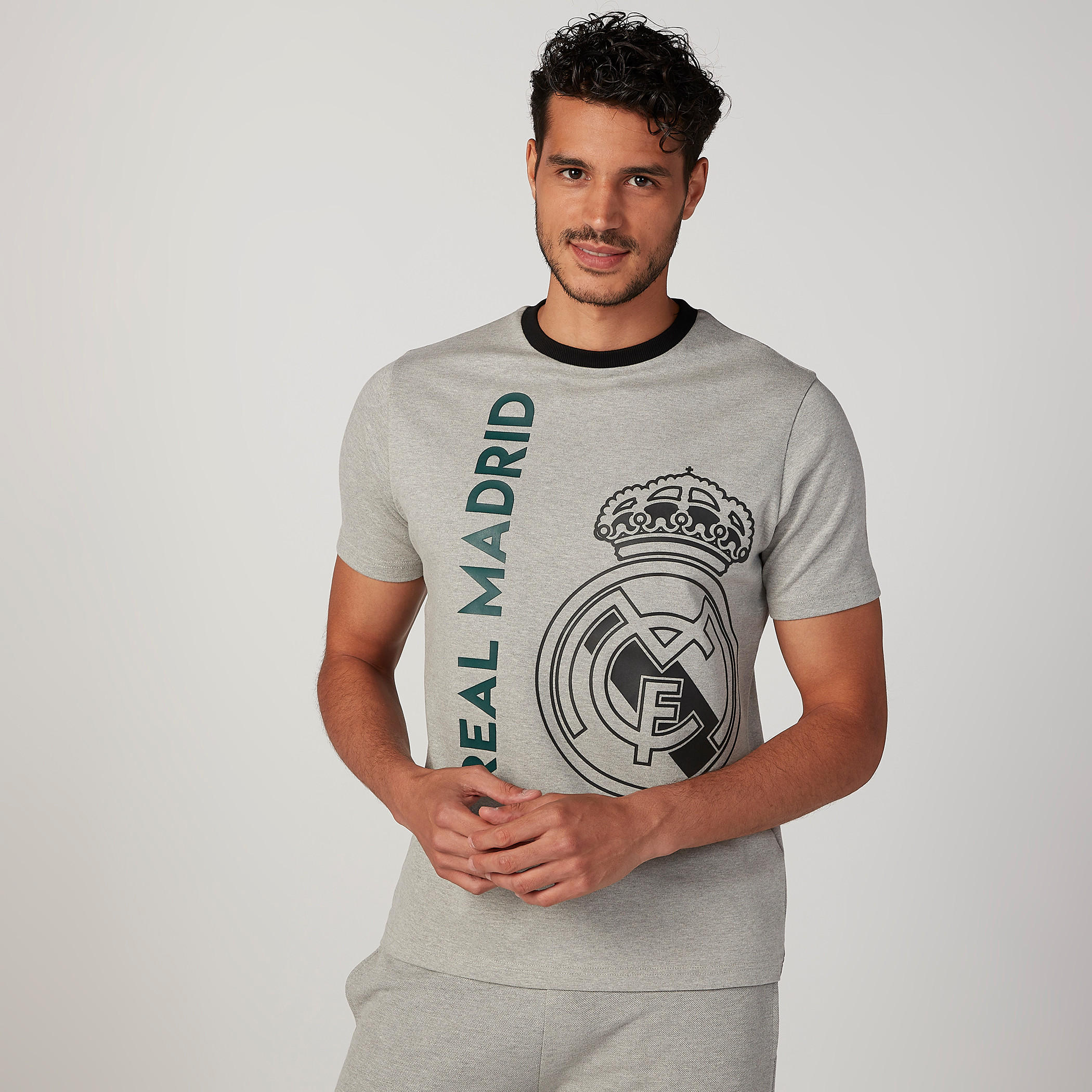 Printed T-shirt with Crew Neck and Short Sleeves-men-clothing-tshirtsandpolos-tshirts-image-1
