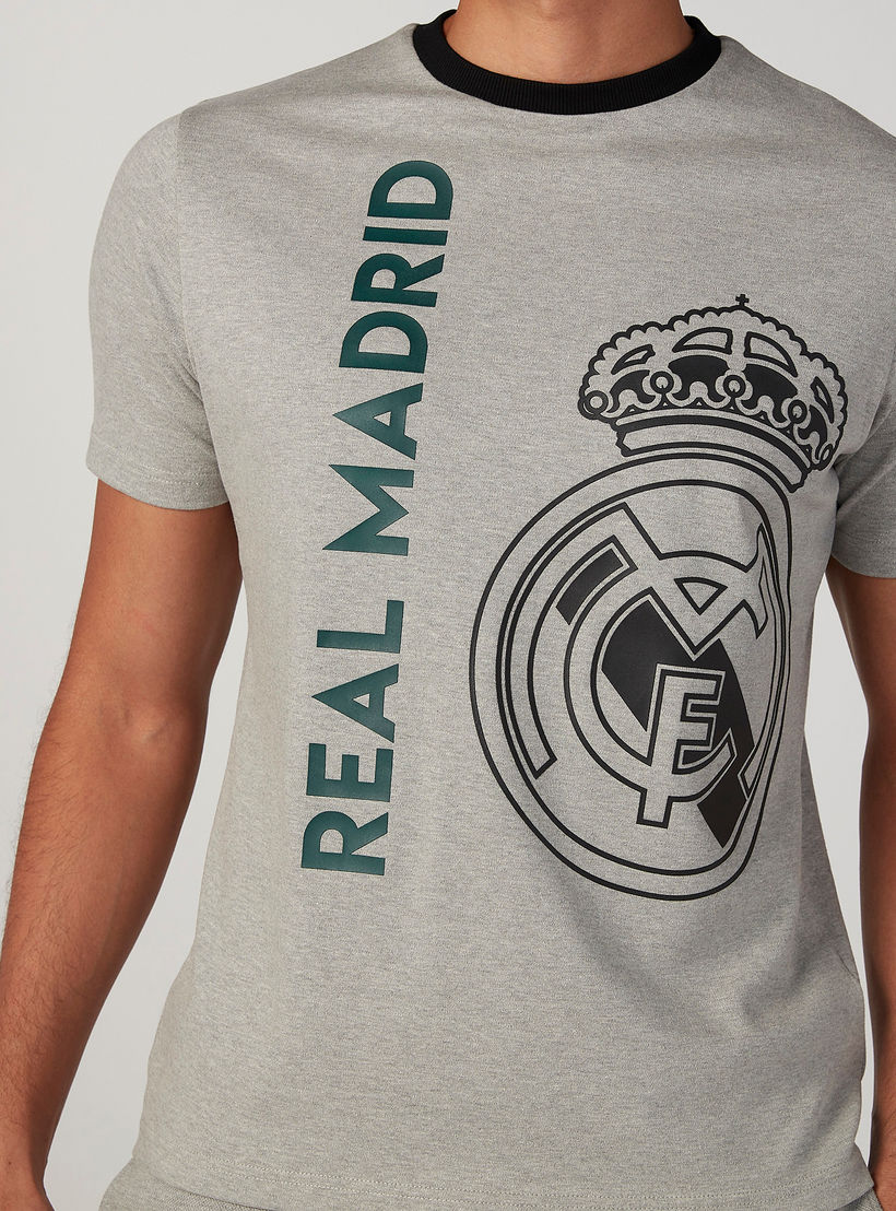 Printed T-shirt with Crew Neck and Short Sleeves-men-clothing-tshirtsandpolos-tshirts-image-3