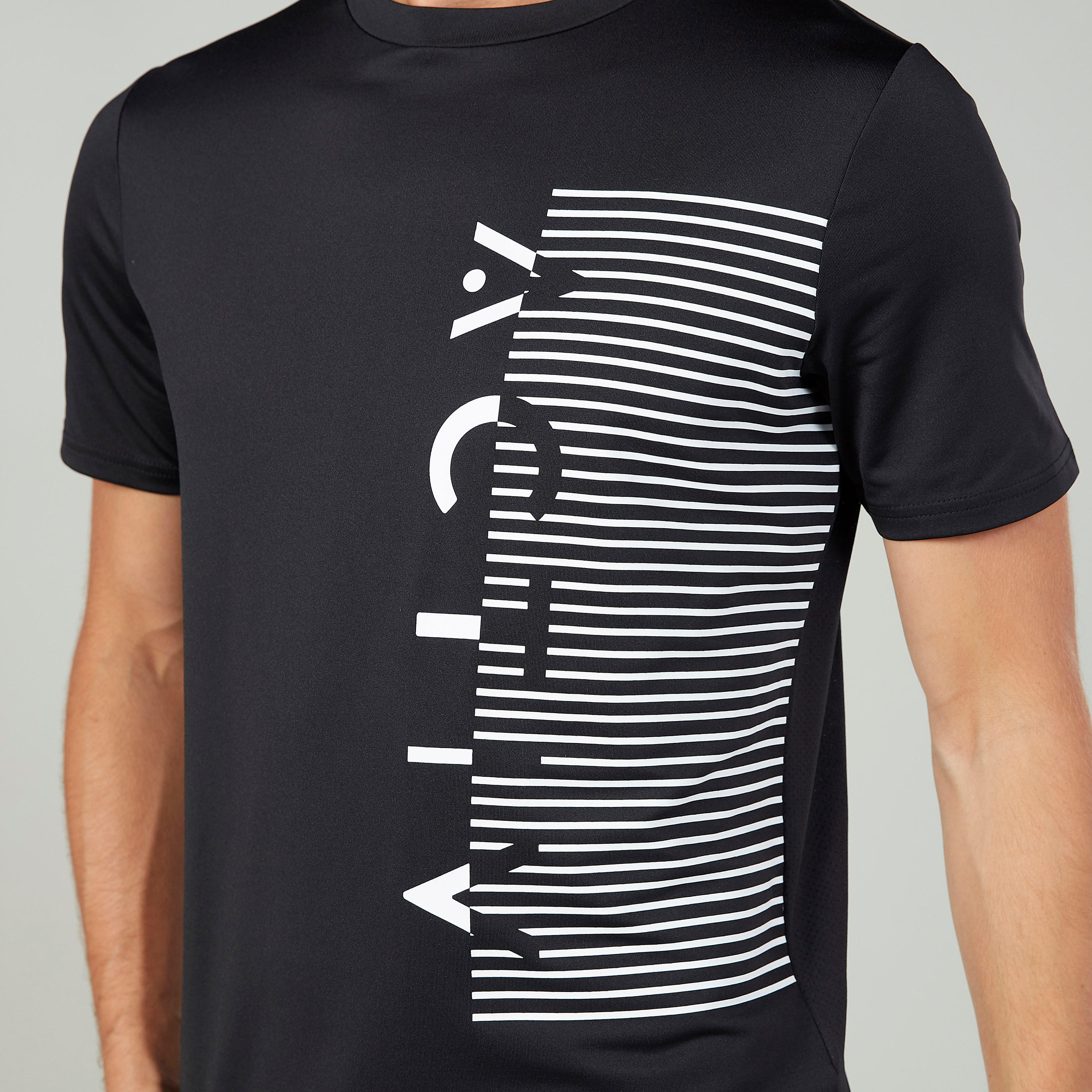Sustainable Printed T-shirt with Round Neck and Short Sleeves-men-clothing-sportswearandactivewear-tshirtsandpolos-image-3