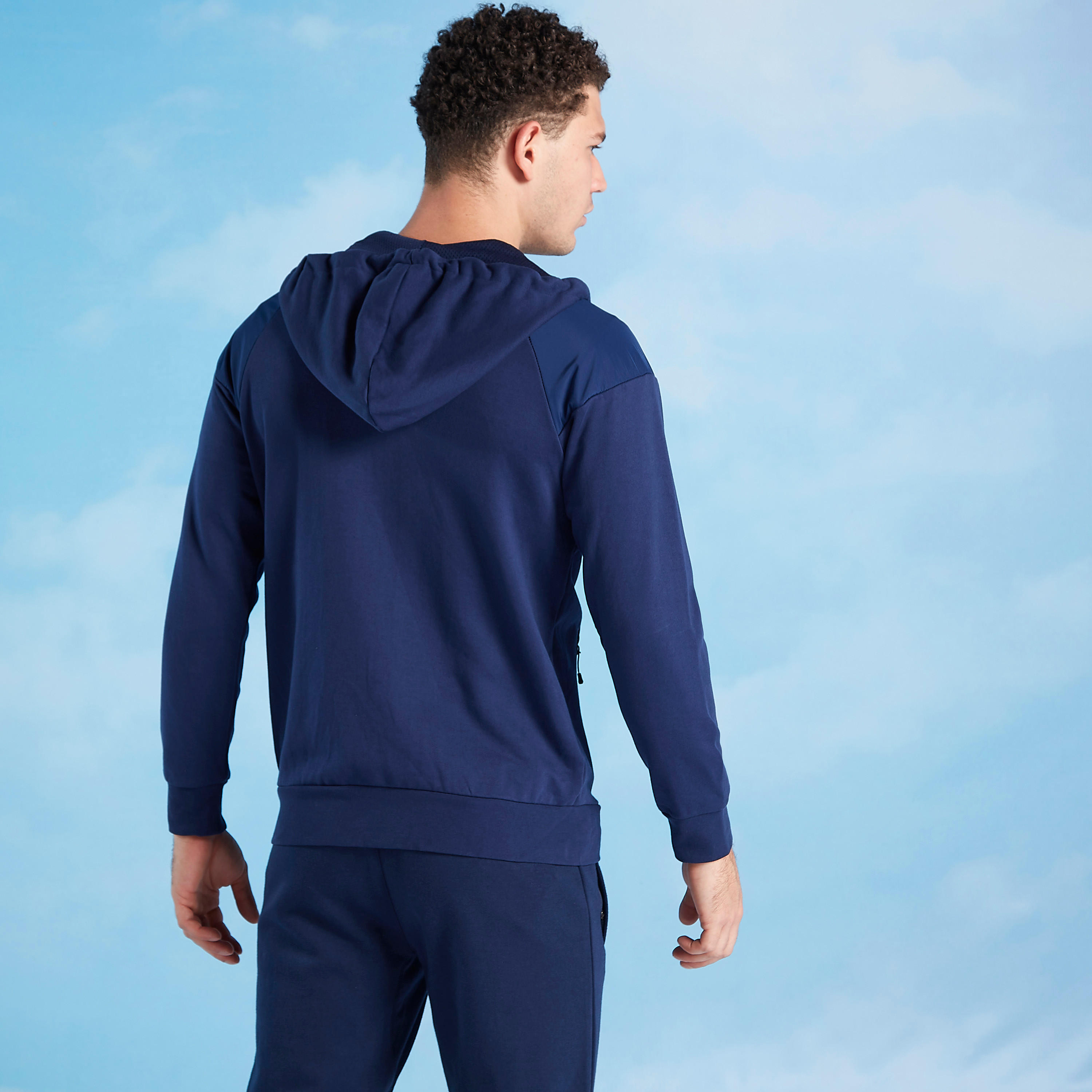 Plain Jacket with Long Sleeves and Hood-men-winterwear-hoodiesandsweatshirts-image-4