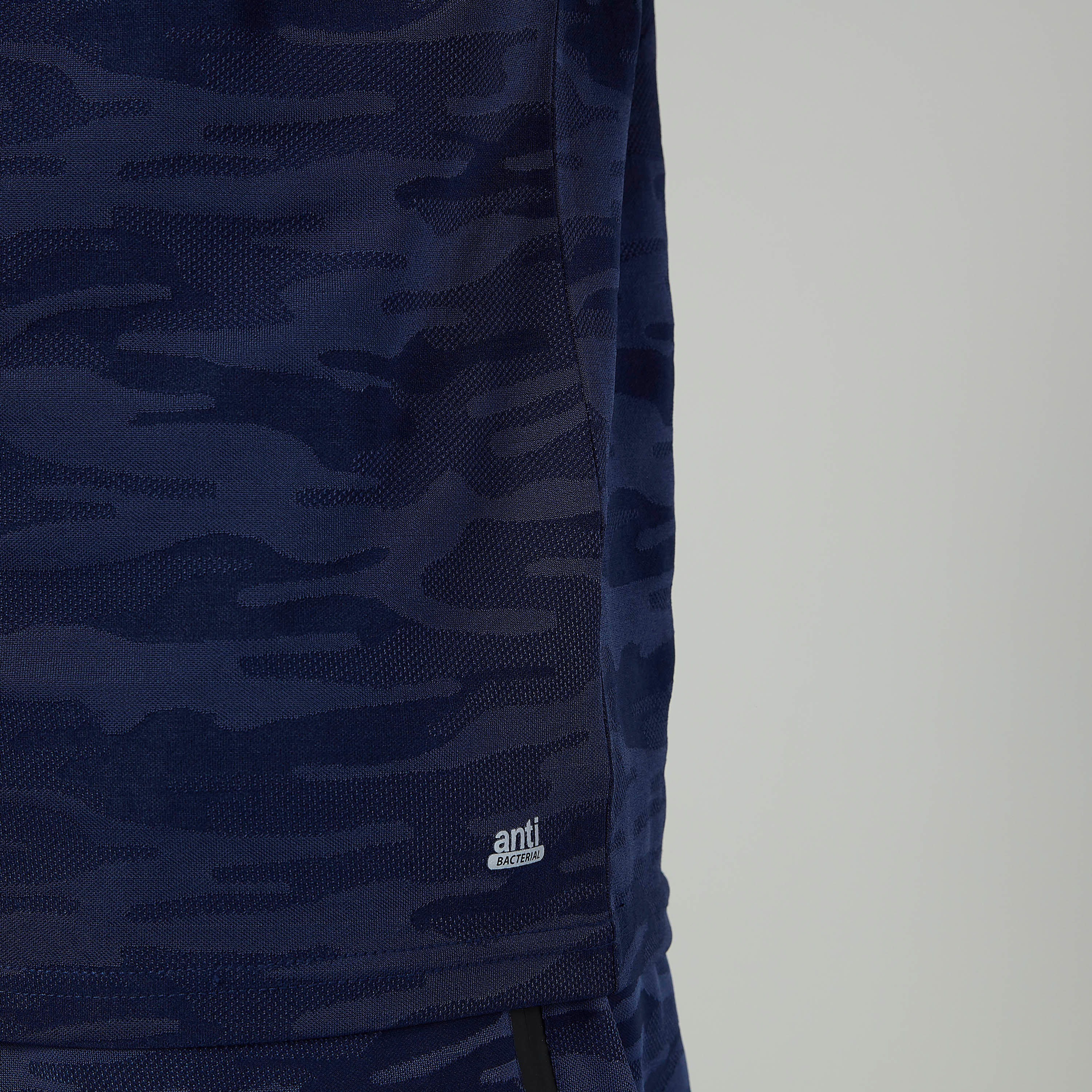 Sustainable Camouflage Print Round Neck T-shirt with Short Sleeves-men-clothing-sportswearandactivewear-tshirtsandpolos-image-6