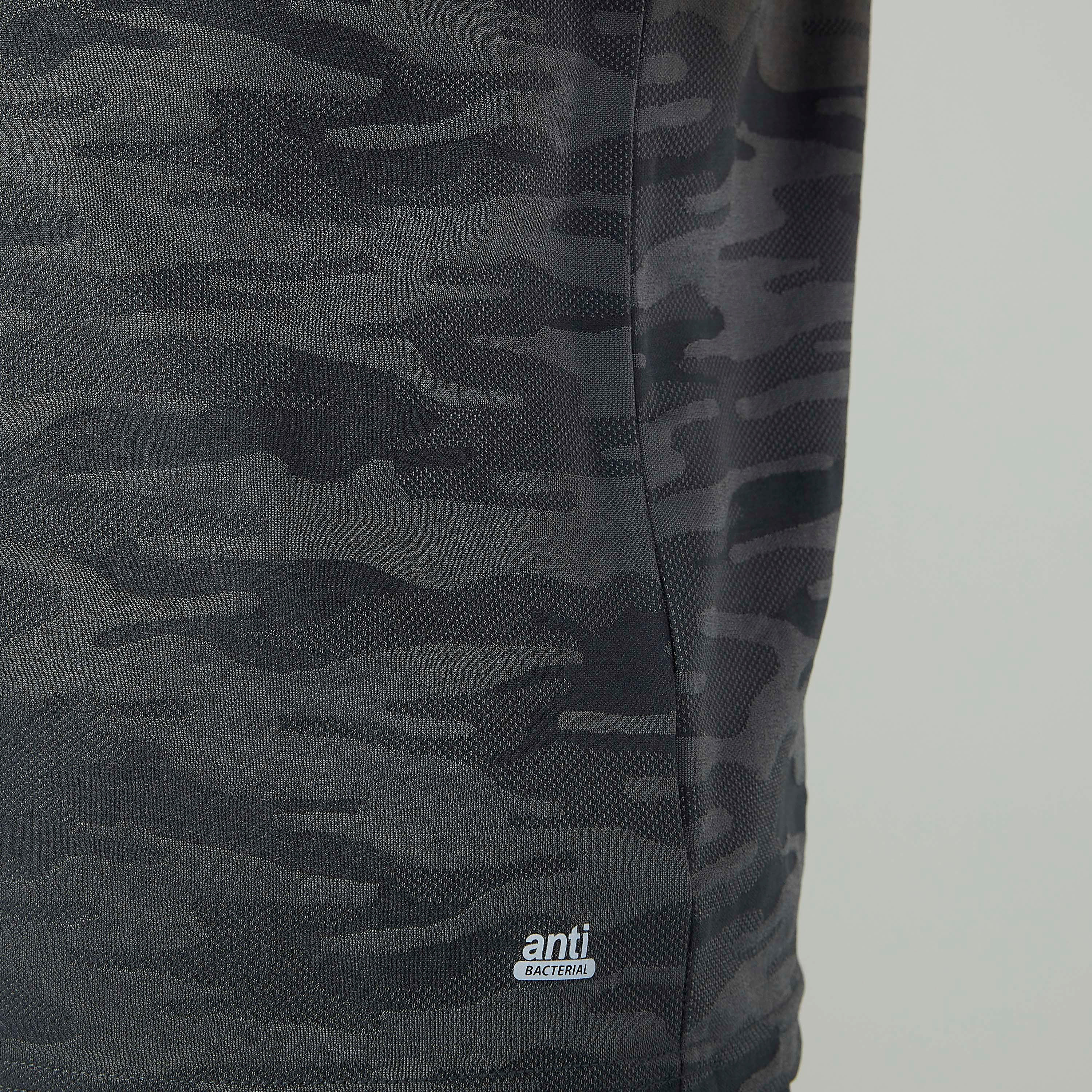 Sustainable Camouflage Print Round Neck T-shirt with Short Sleeves-men-clothing-sportswearandactivewear-tshirtsandpolos-image-10