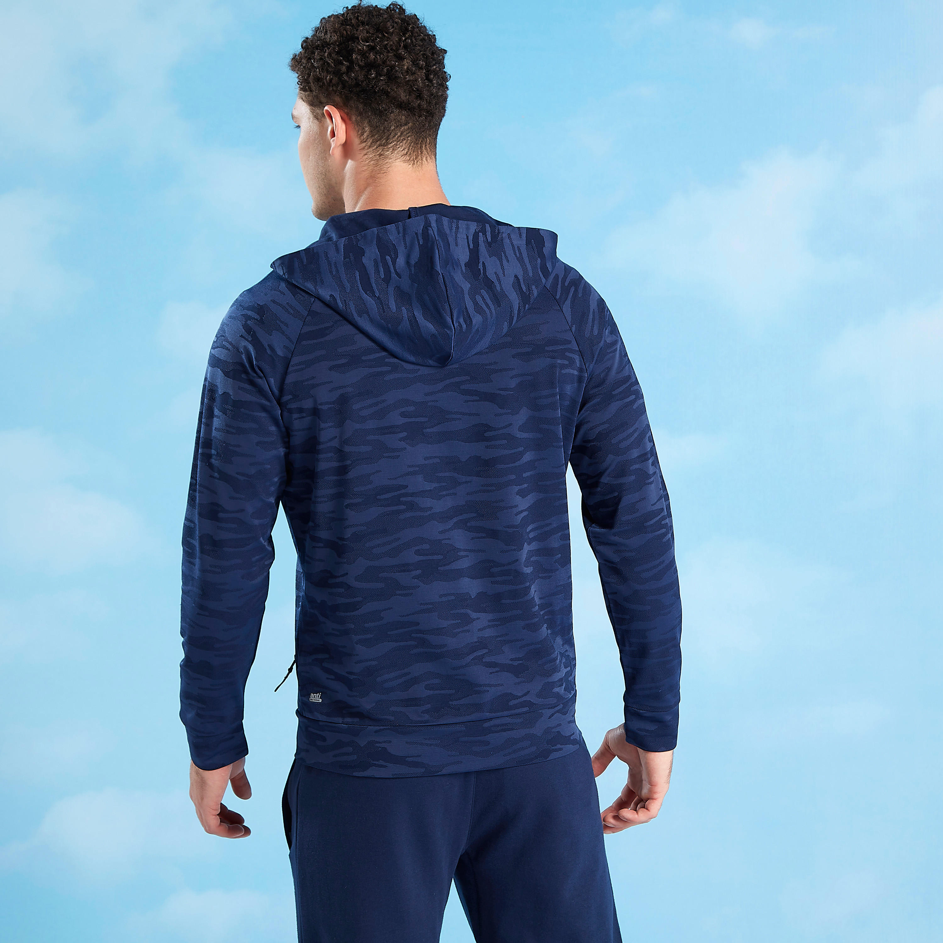 Printed Hooded Jacket with Long Sleeves and Hood-men-clothing-jacketsandblazers-jackets-image-4