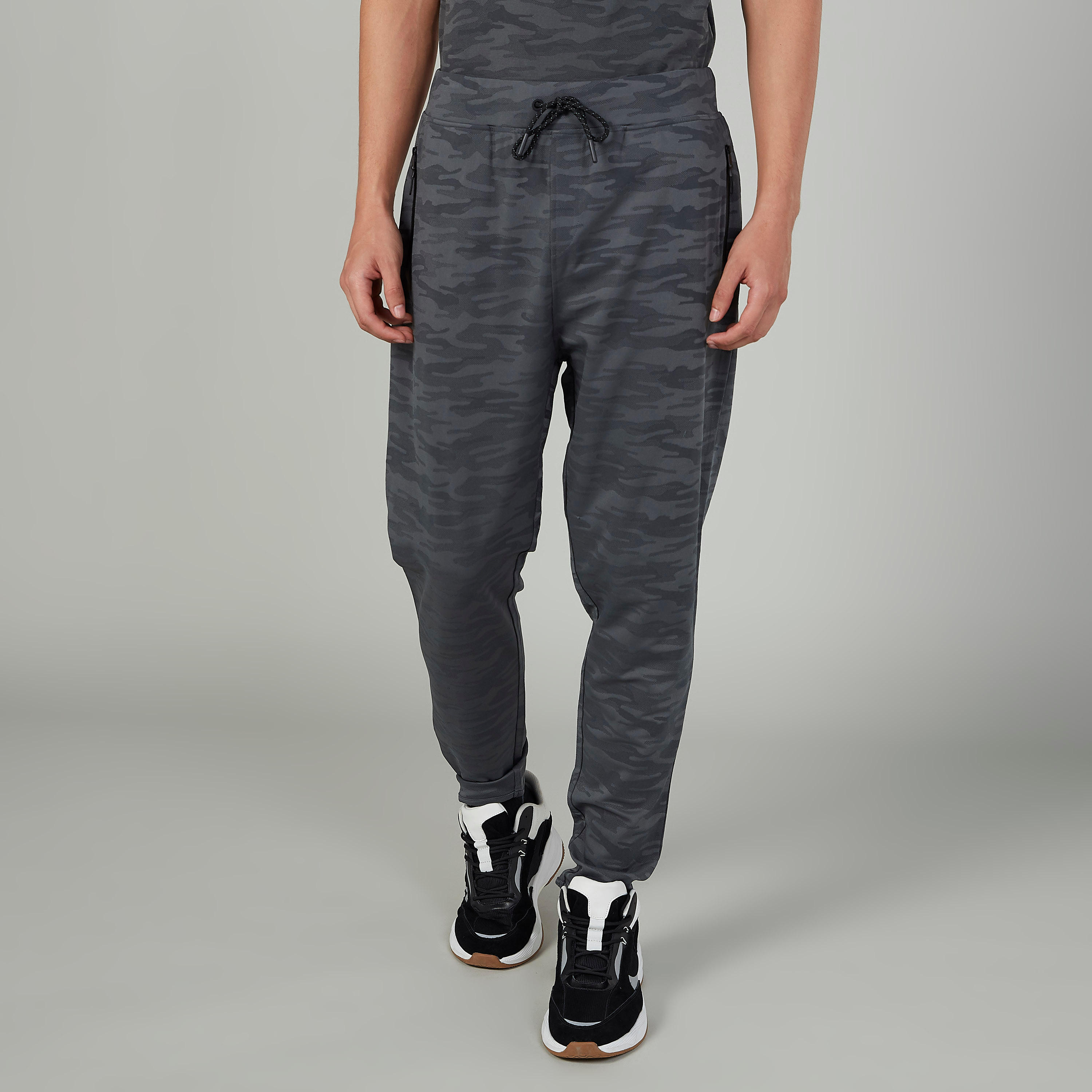 Full Length Printed Pants with Pocket Detail and Drawstring-men-clothing-sportswearandactivewear-bottoms-image-1