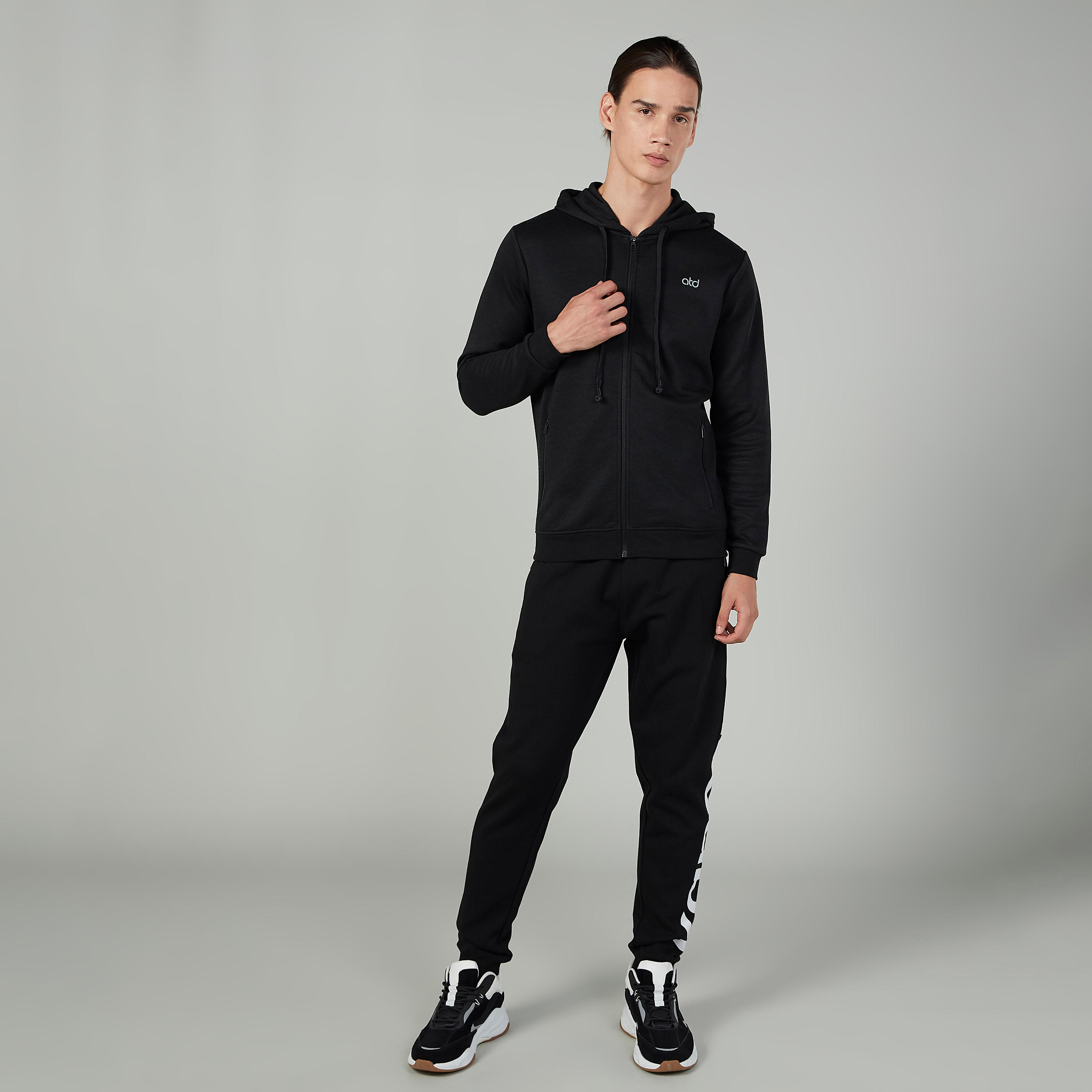 Plain Jacket with Long Sleeves and Hood-men-clothing-sweatersandpullovers-image-2