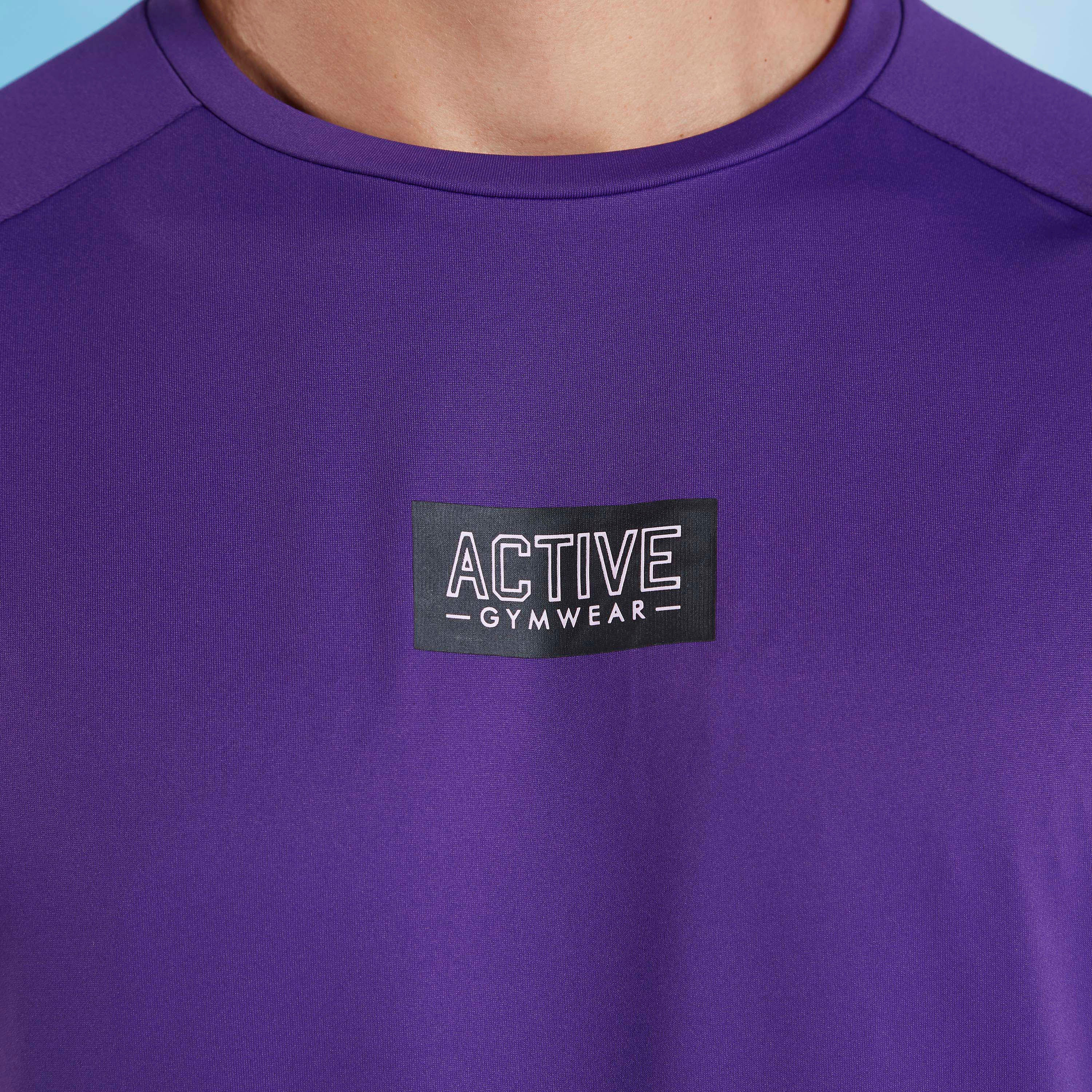 Sustainable Printed T-shirt with Round Neck and Raglan Sleeves-men-clothing-sportswearandactivewear-tshirtsandpolos-image-3