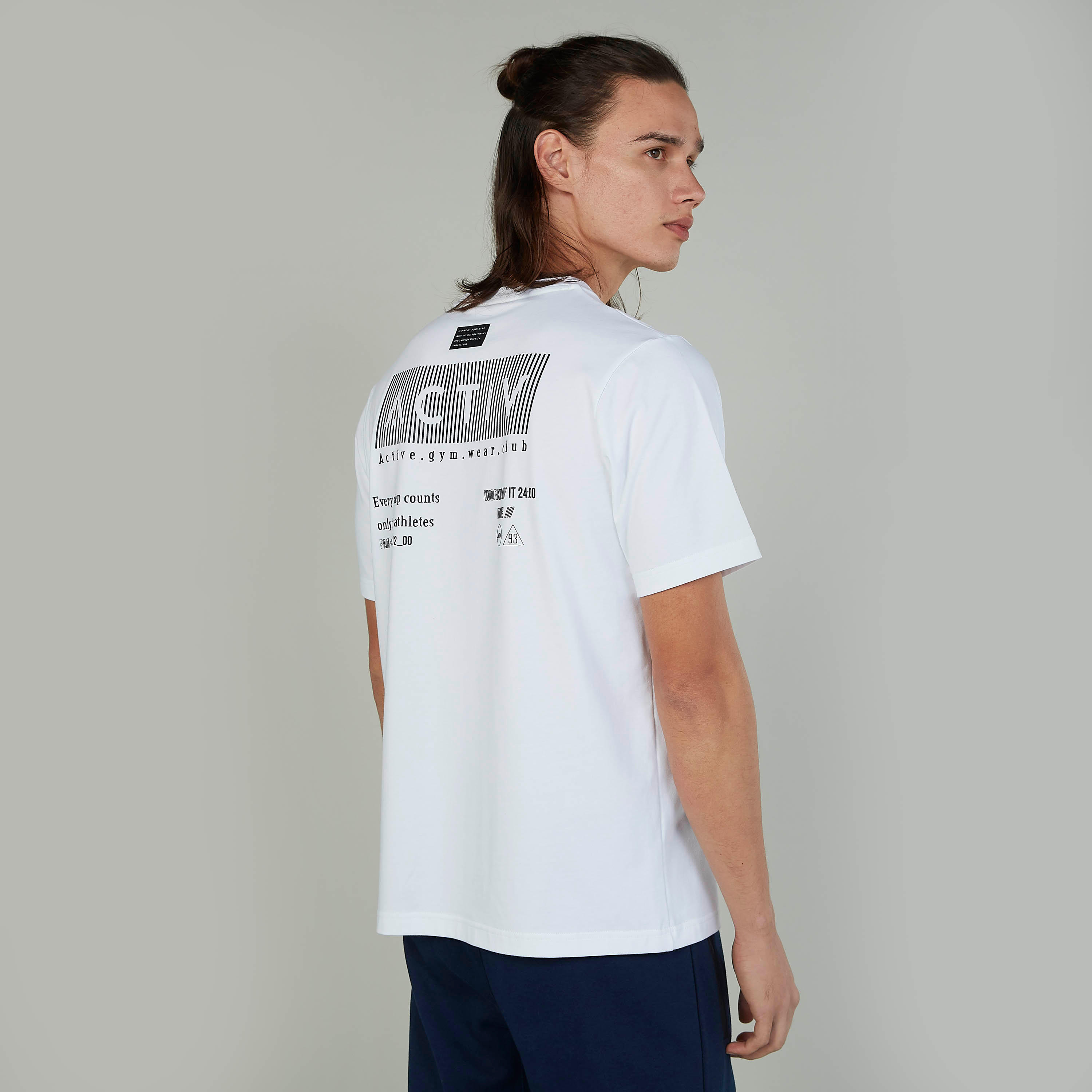 Printed T-shirt with Round Neck and Short Sleeves-men-clothing-sportswearandactivewear-tshirtsandpolos-image-4