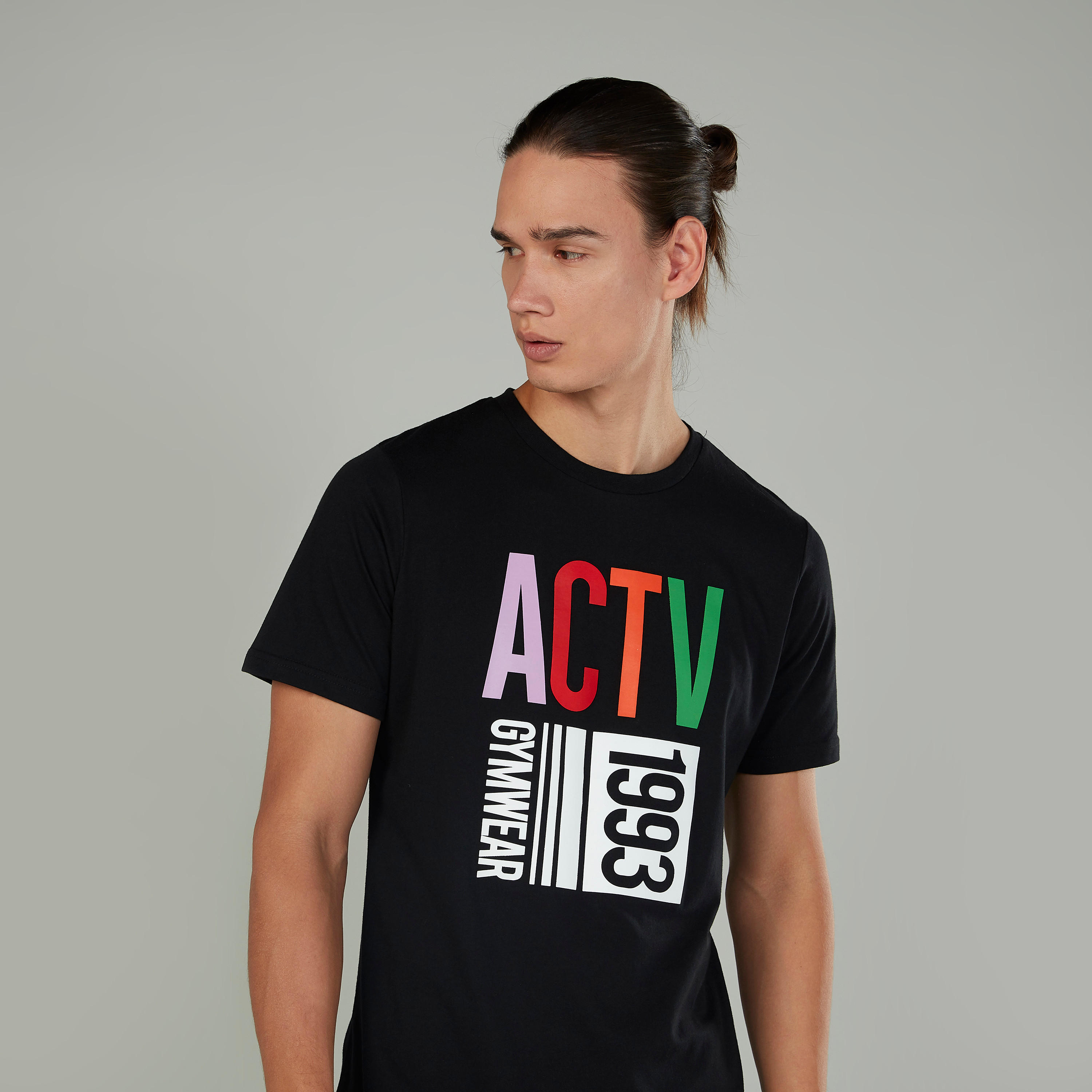 Printed T-shirt with Crew Neck and Short Sleeves-men-clothing-sportswearandactivewear-tshirtsandpolos-image-3