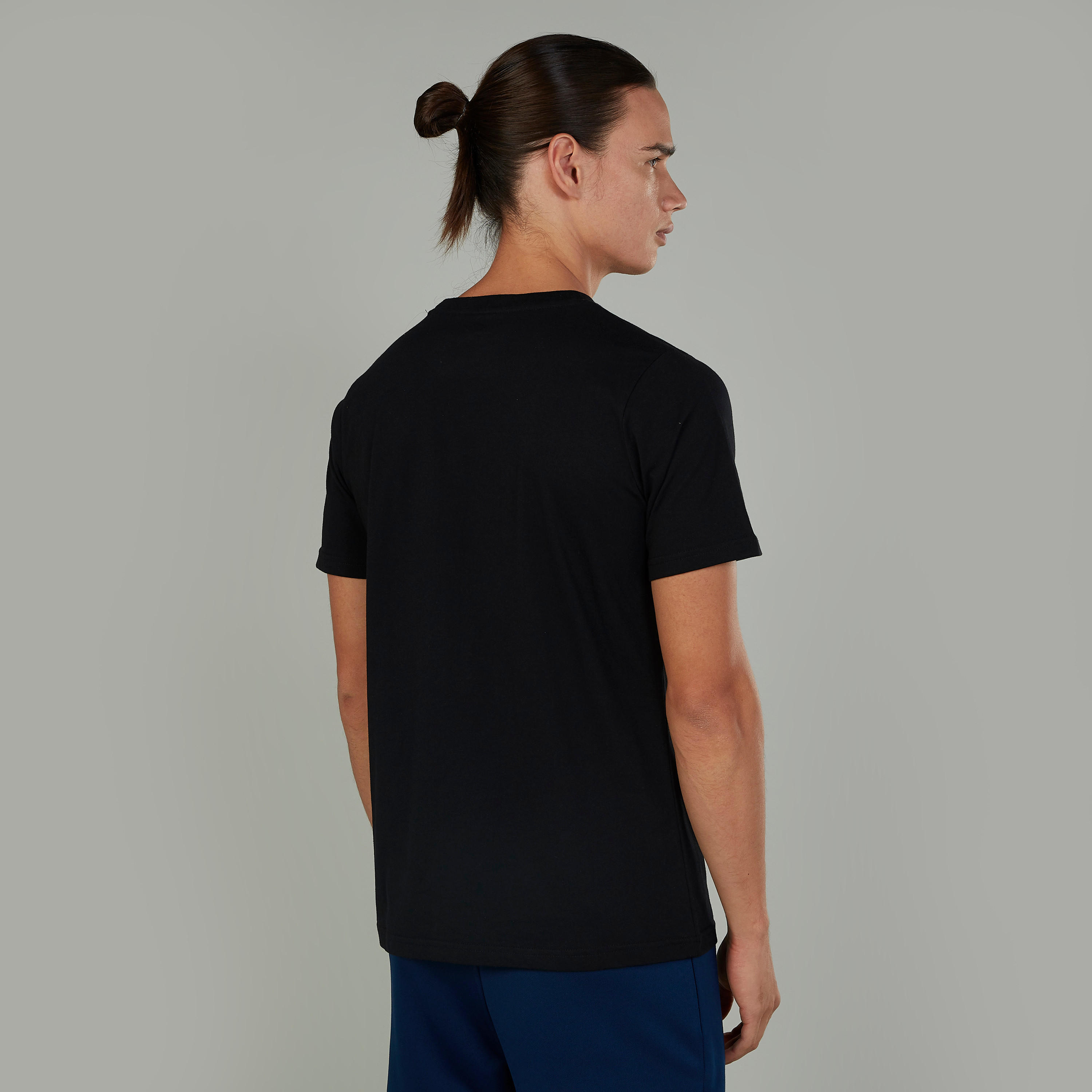 Printed T-shirt with Crew Neck and Short Sleeves-men-clothing-sportswearandactivewear-tshirtsandpolos-image-4