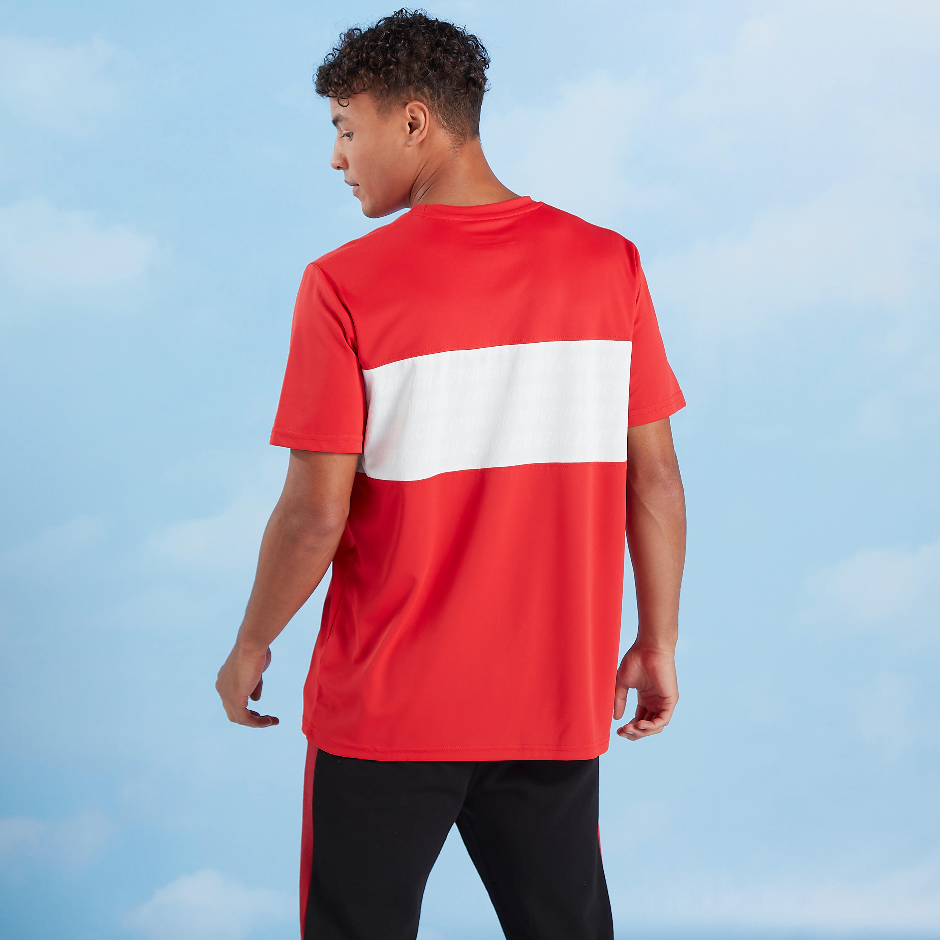 Cut and Sew T-shirt with Round Neck and Short Sleeves-men-clothing-sportswearandactivewear-tshirtsandpolos-image-5