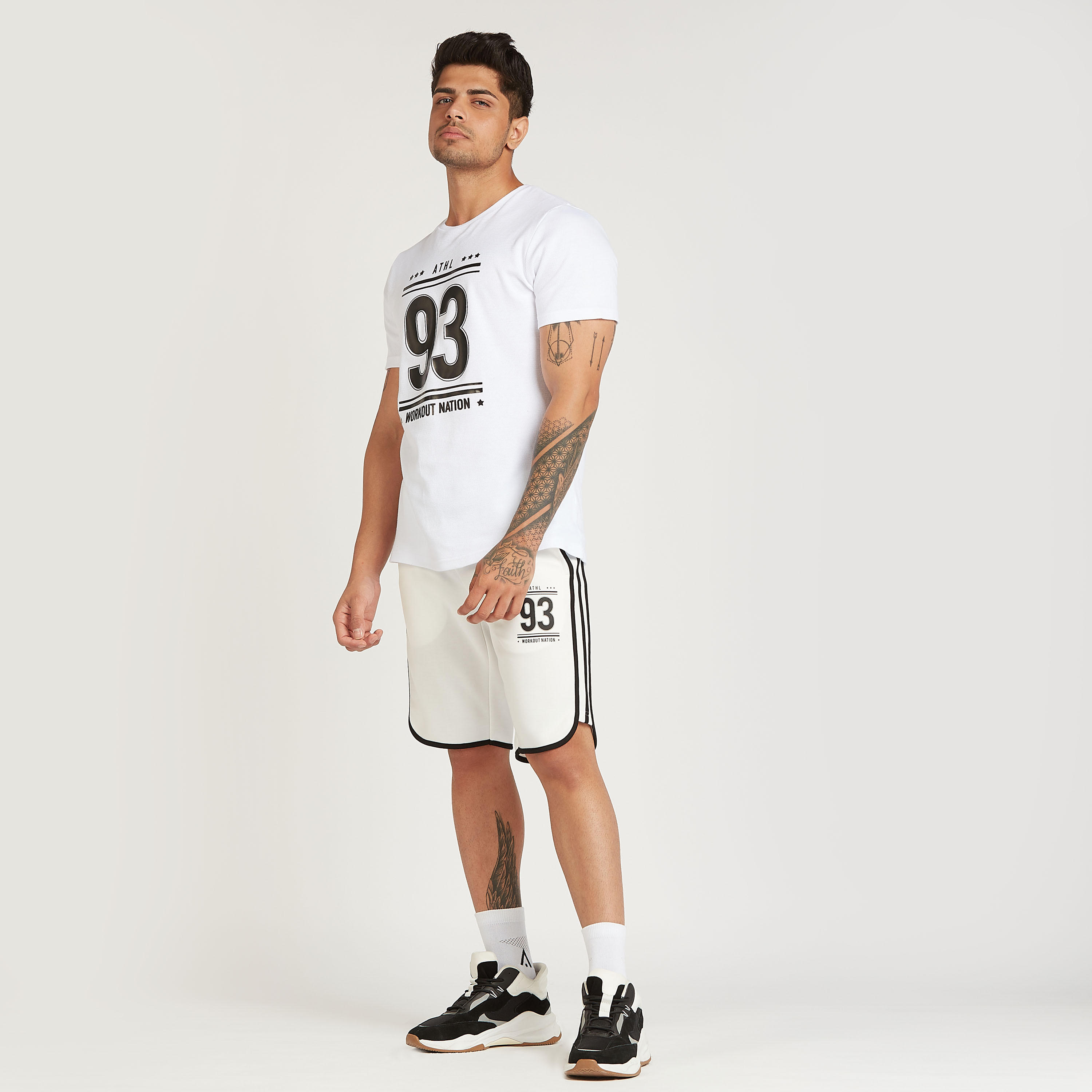 Printed T-shirt with Crew Neck and Short Sleeves-men-clothing-sportswearandactivewear-tshirtsandpolos-image-2