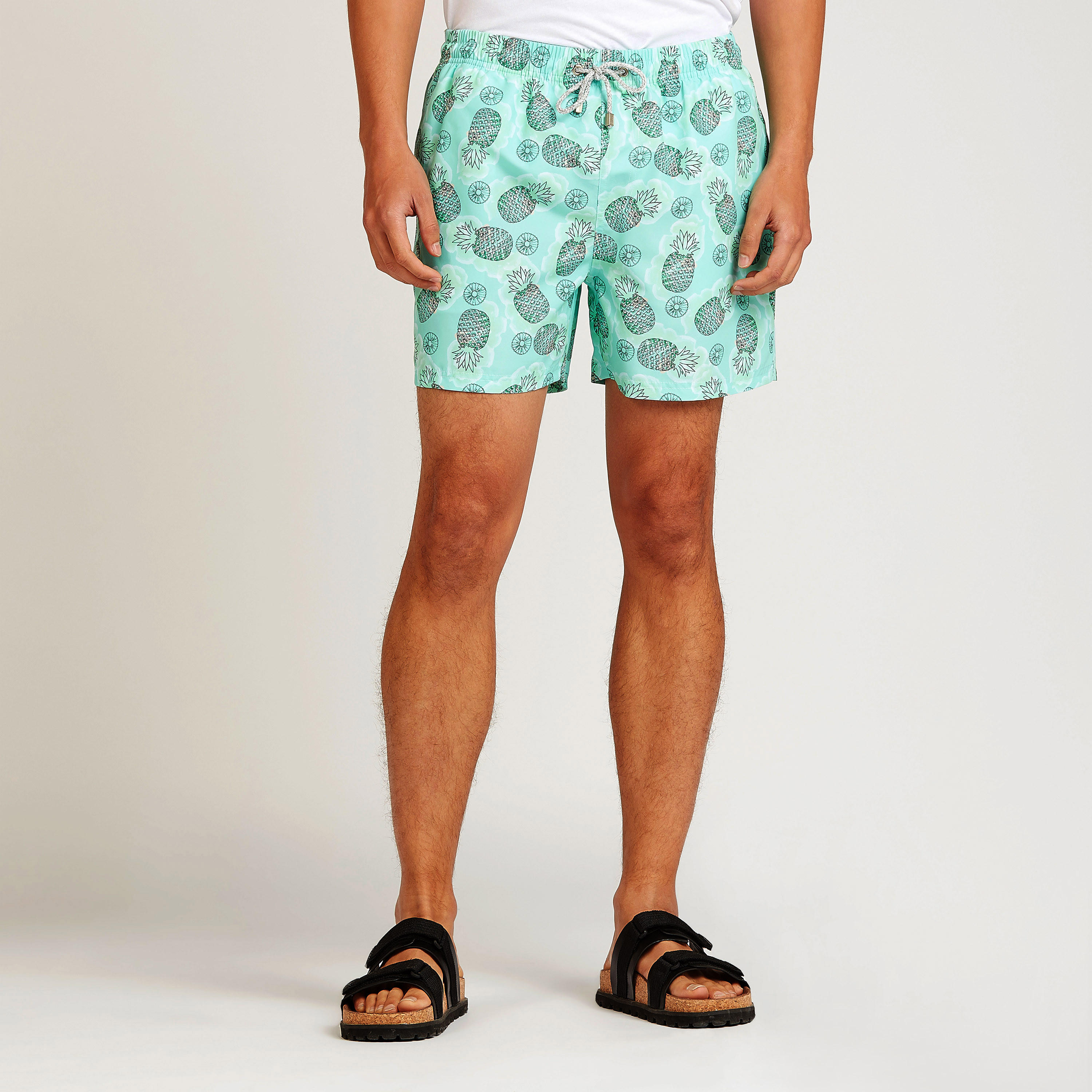 Printed Shorts with Pocket Detail and Drawstring-men-clothing-bottoms-shorts-image-1