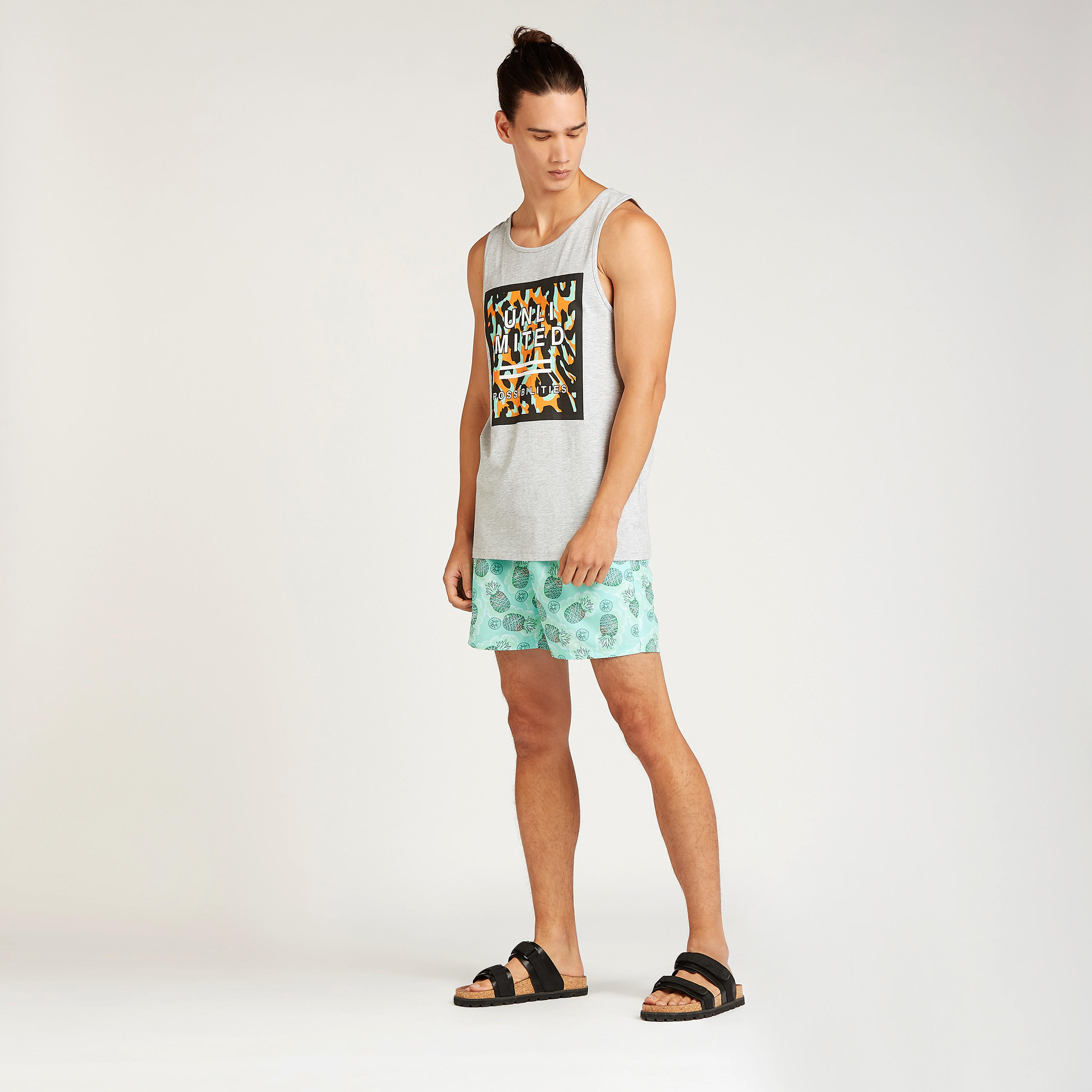 Printed Shorts with Pocket Detail and Drawstring-men-clothing-bottoms-shorts-image-2