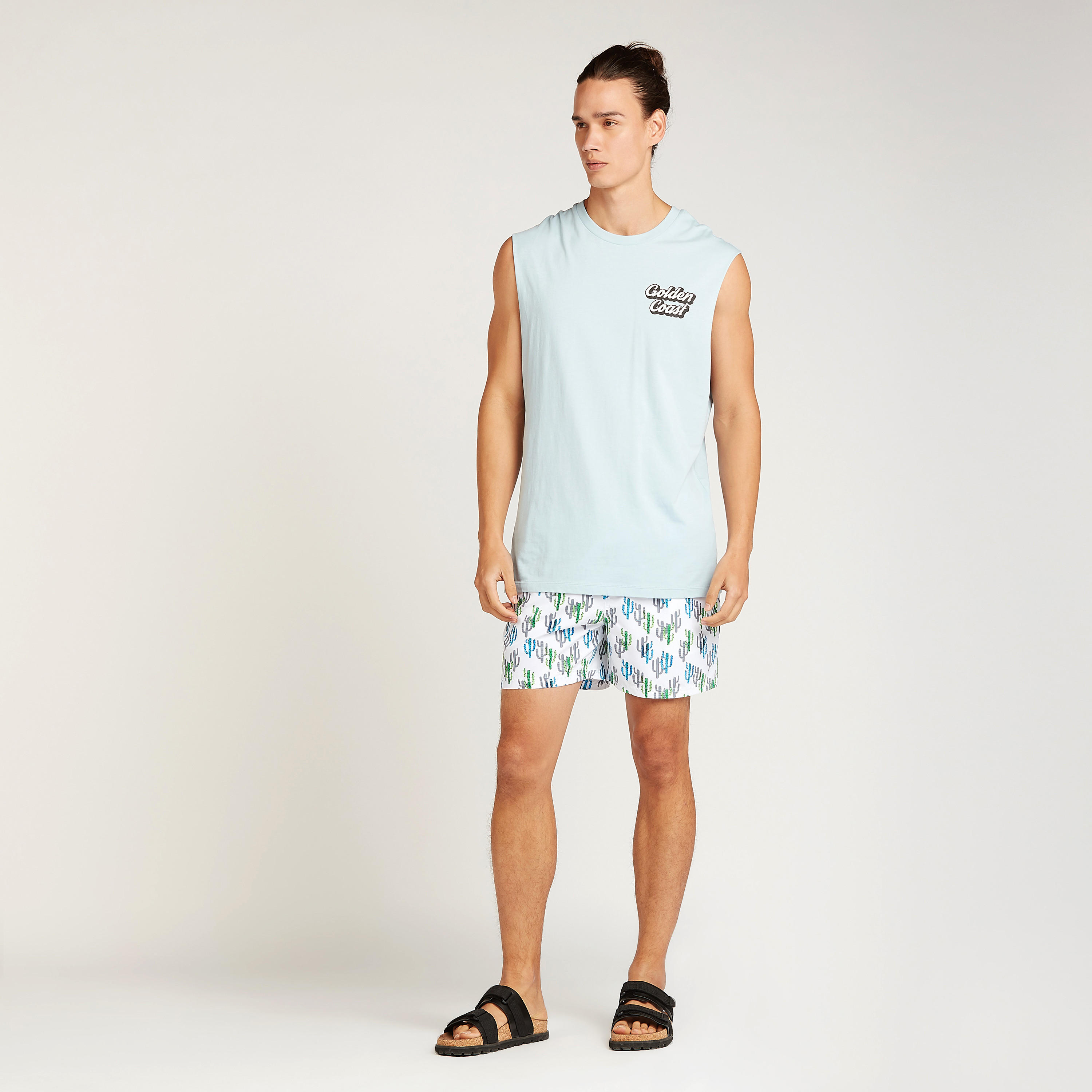 Printed Shorts with Pocket Detail and Drawstring-men-clothing-bottoms-shorts-image-2