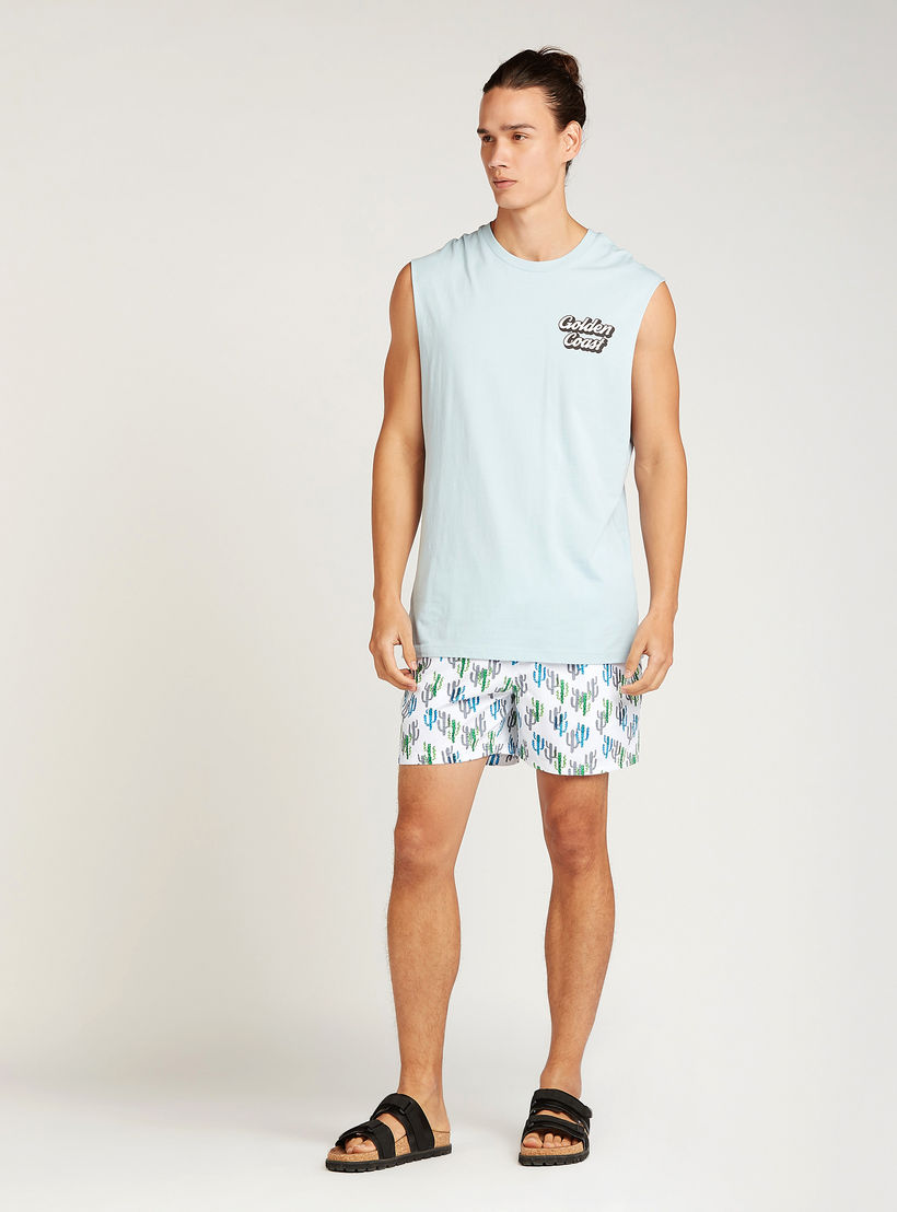 Printed Shorts with Pocket Detail and Drawstring-men-clothing-bottoms-shorts-image-2