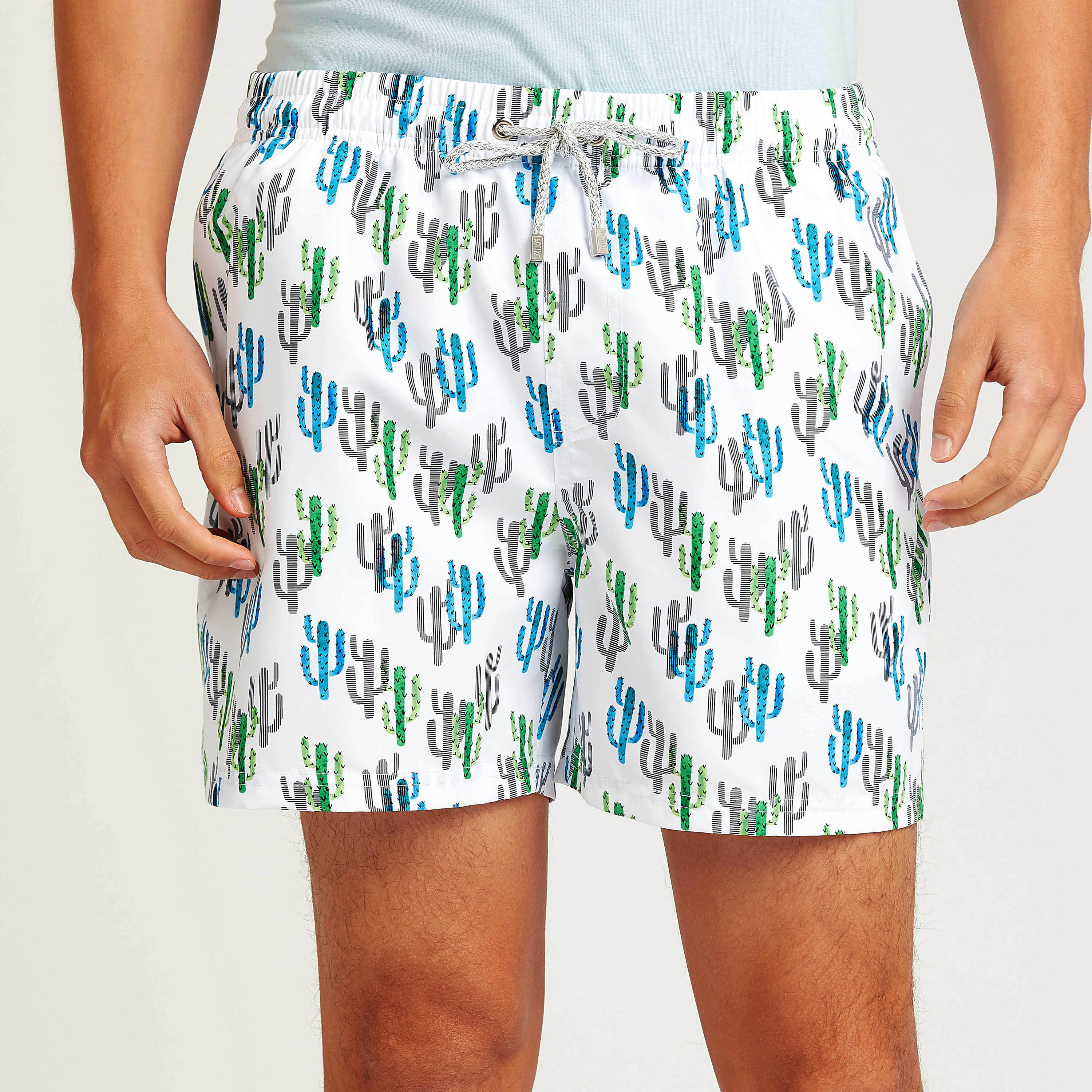Printed Shorts with Pocket Detail and Drawstring-men-clothing-bottoms-shorts-image-3