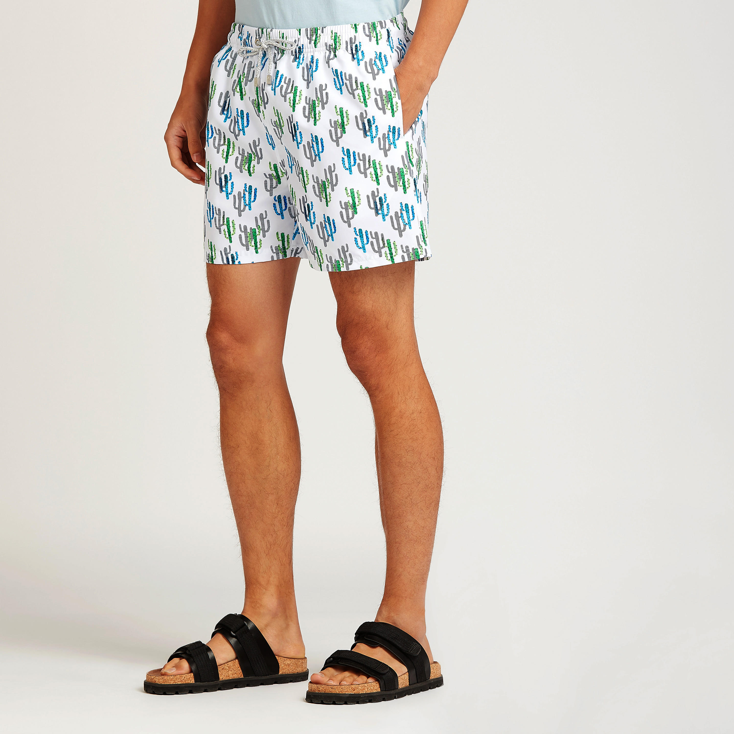 Printed Shorts with Pocket Detail and Drawstring-men-clothing-bottoms-shorts-image-5