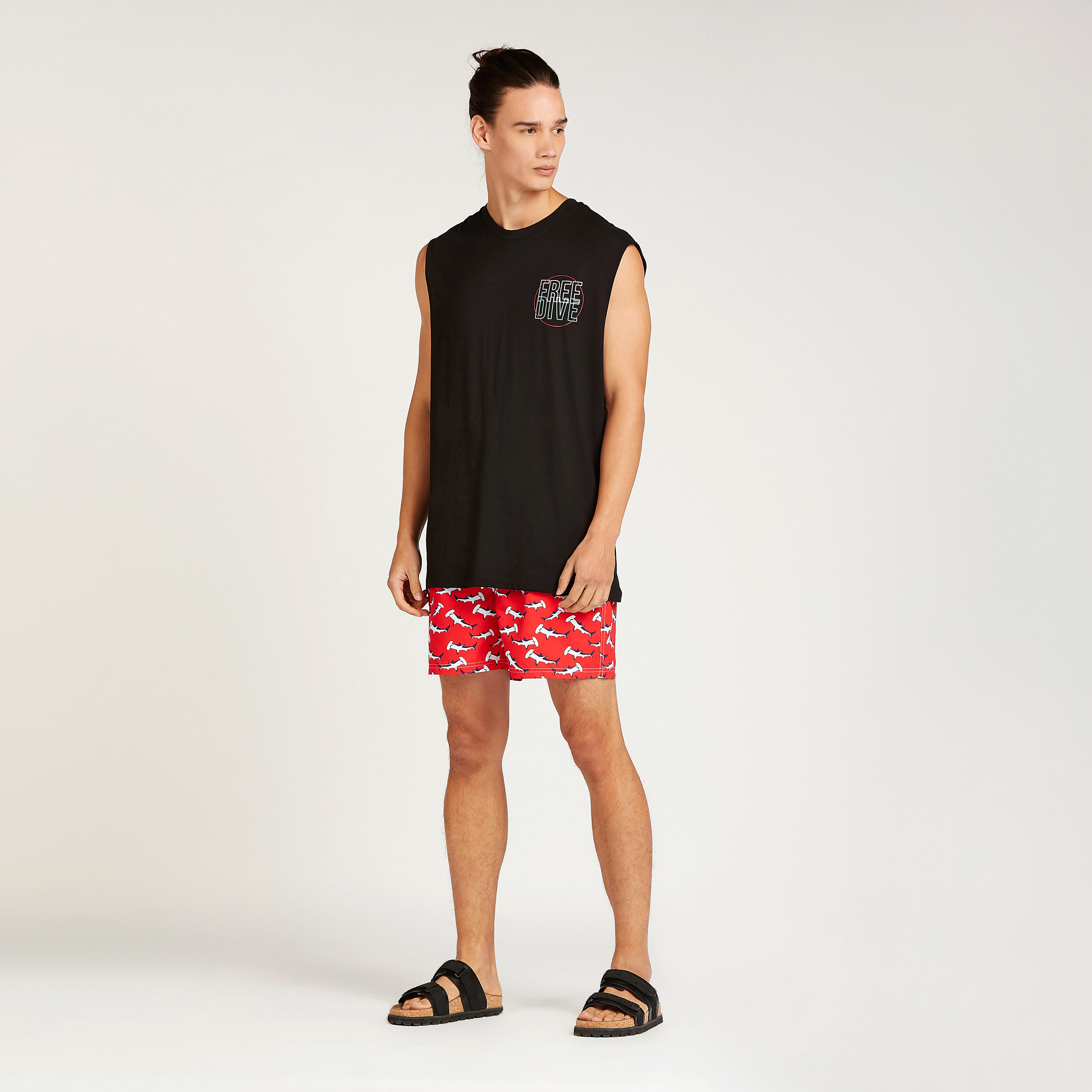 Printed Shorts with Pocket Detail and Drawstring-men-clothing-bottoms-shorts-image-2