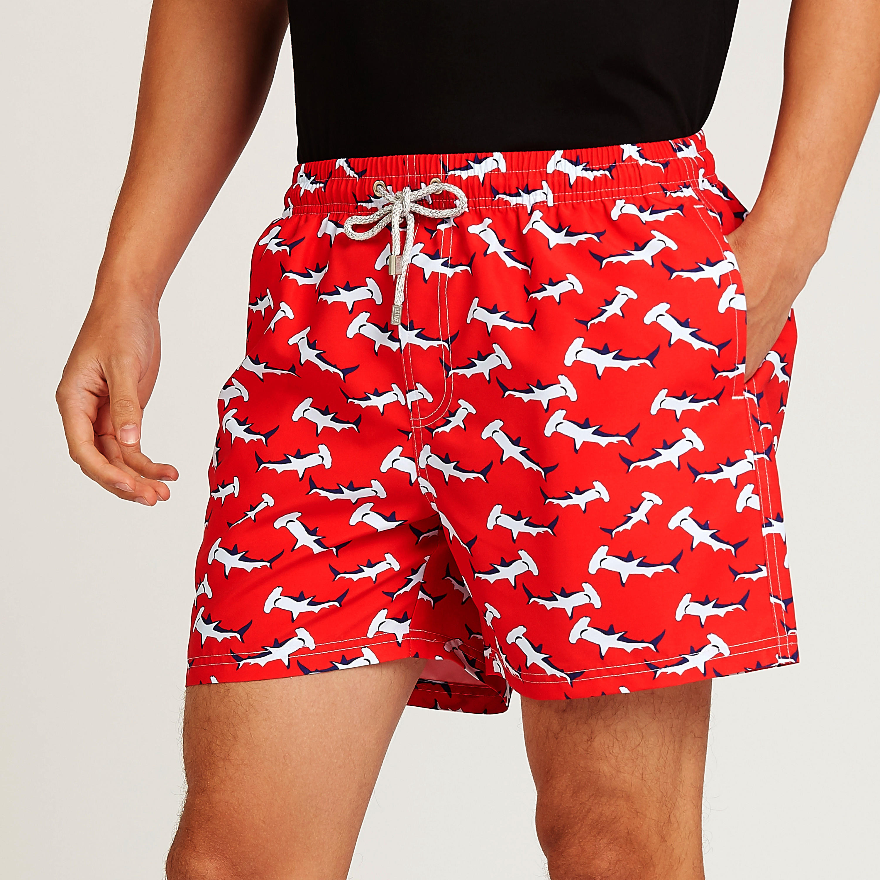 Printed Shorts with Pocket Detail and Drawstring-men-clothing-bottoms-shorts-image-3