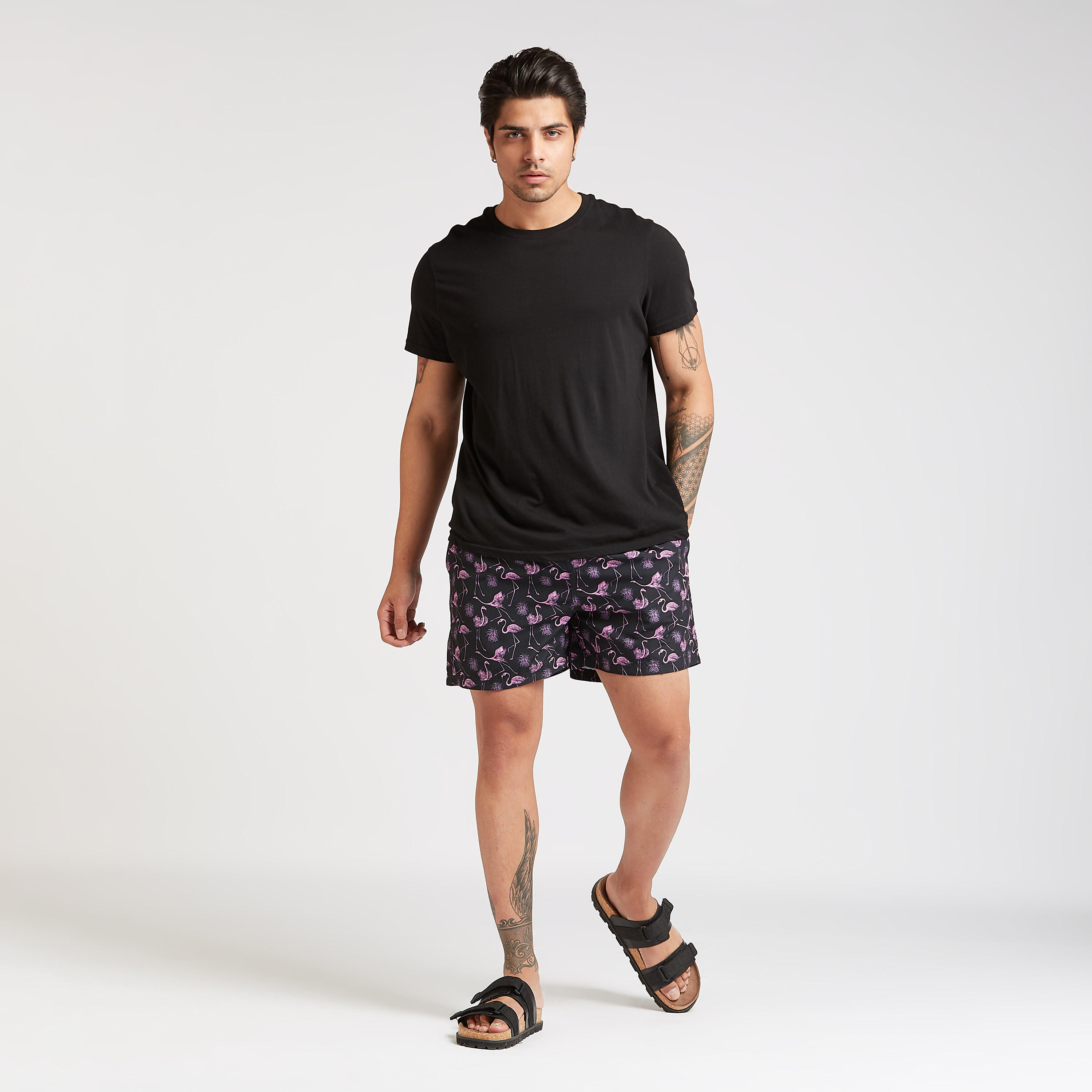 شورت بطبعات وتفاصيل جيوب ورباط-men-clothing-bottoms-shorts-image-2