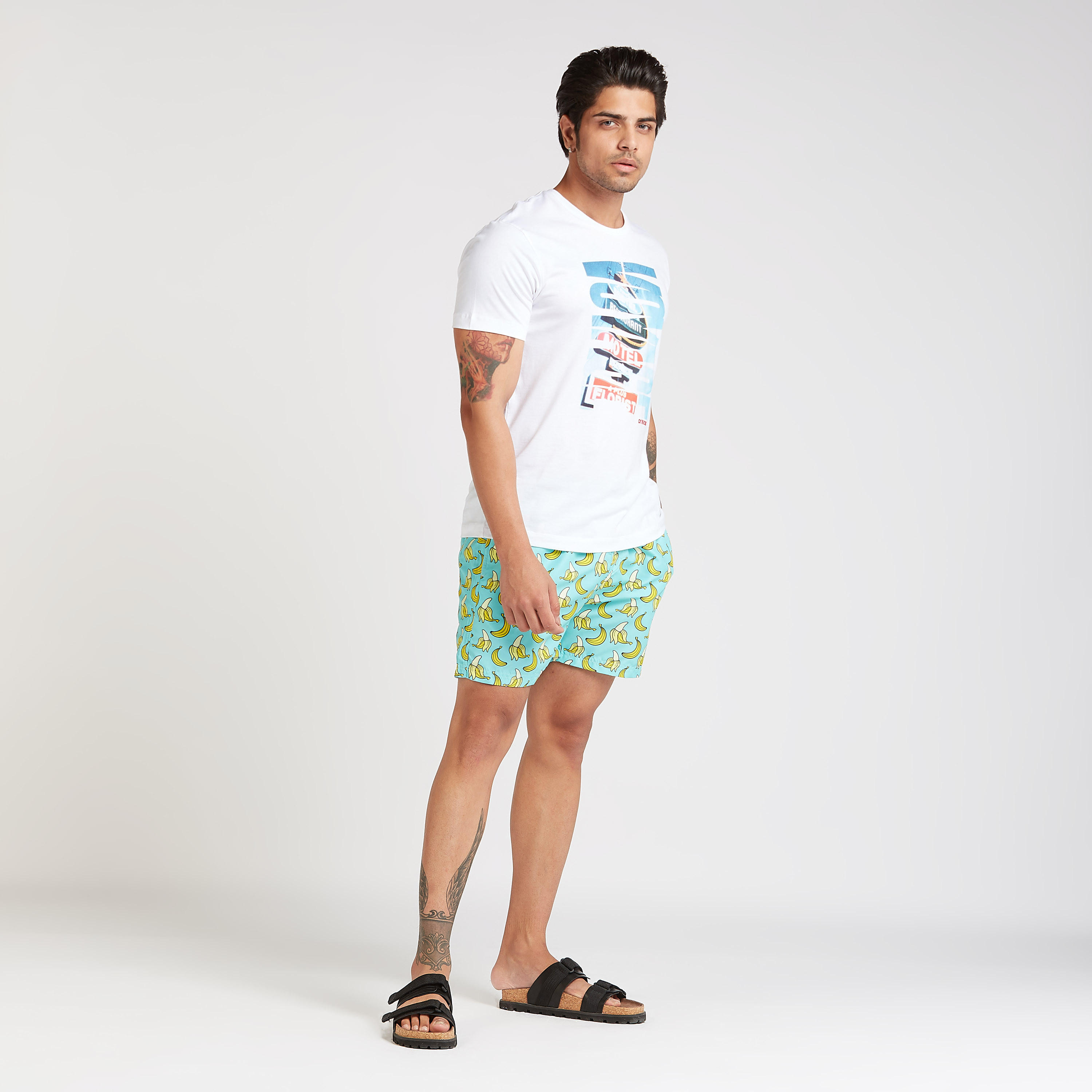 Printed Shorts with Pocket Detail and Drawstring-men-clothing-bottoms-shorts-image-2