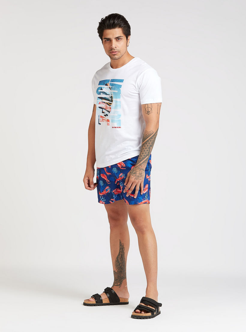 شورت بطبعات وخصر مطاطي ورباط-men-clothing-bottoms-shorts-image-3