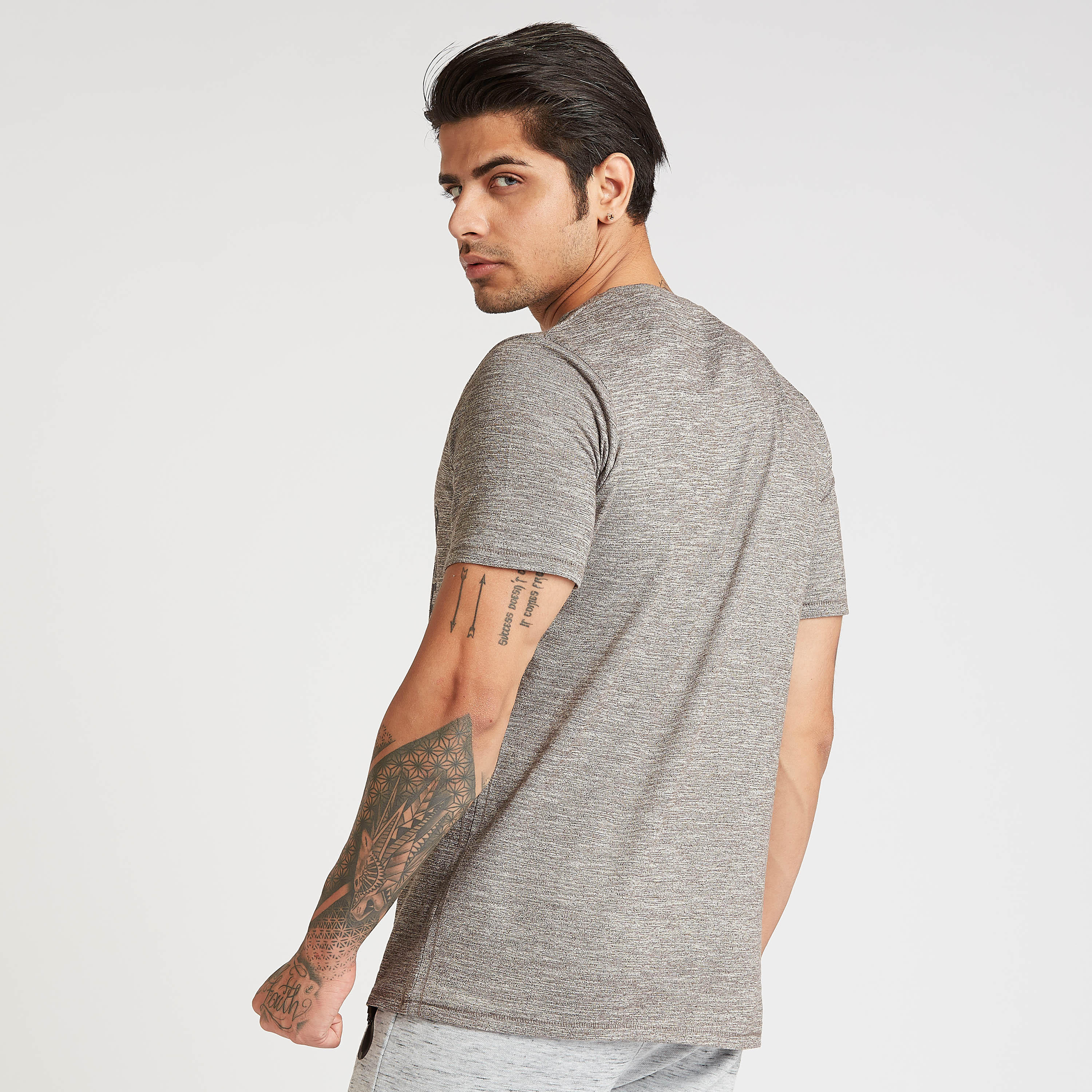 Printed T-shirt with Crew Neck and Short Sleeves-men-clothing-sportswearandactivewear-tshirtsandpolos-image-4