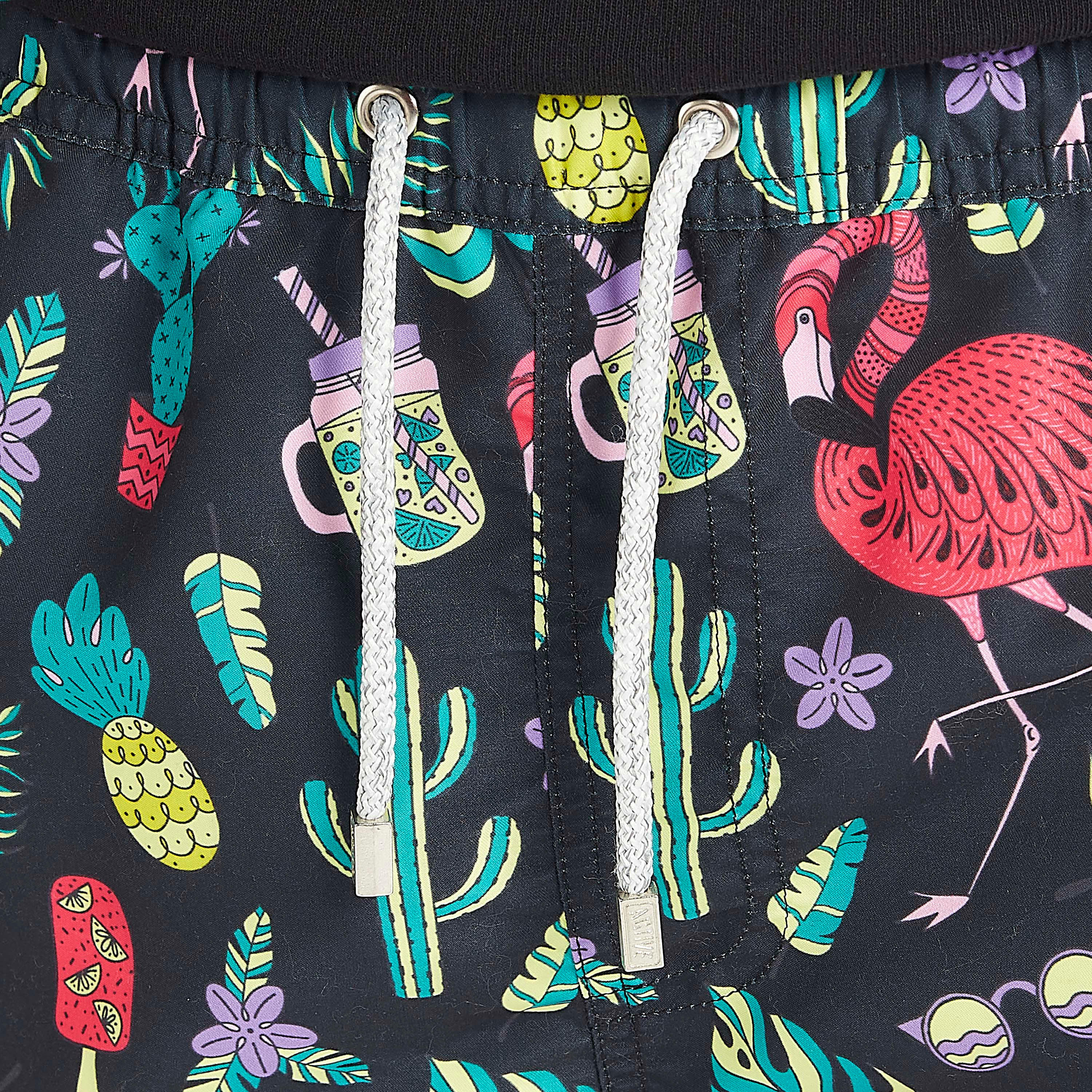 Printed Shorts with Drawstring Closure-men-clothing-bottoms-shorts-image-3
