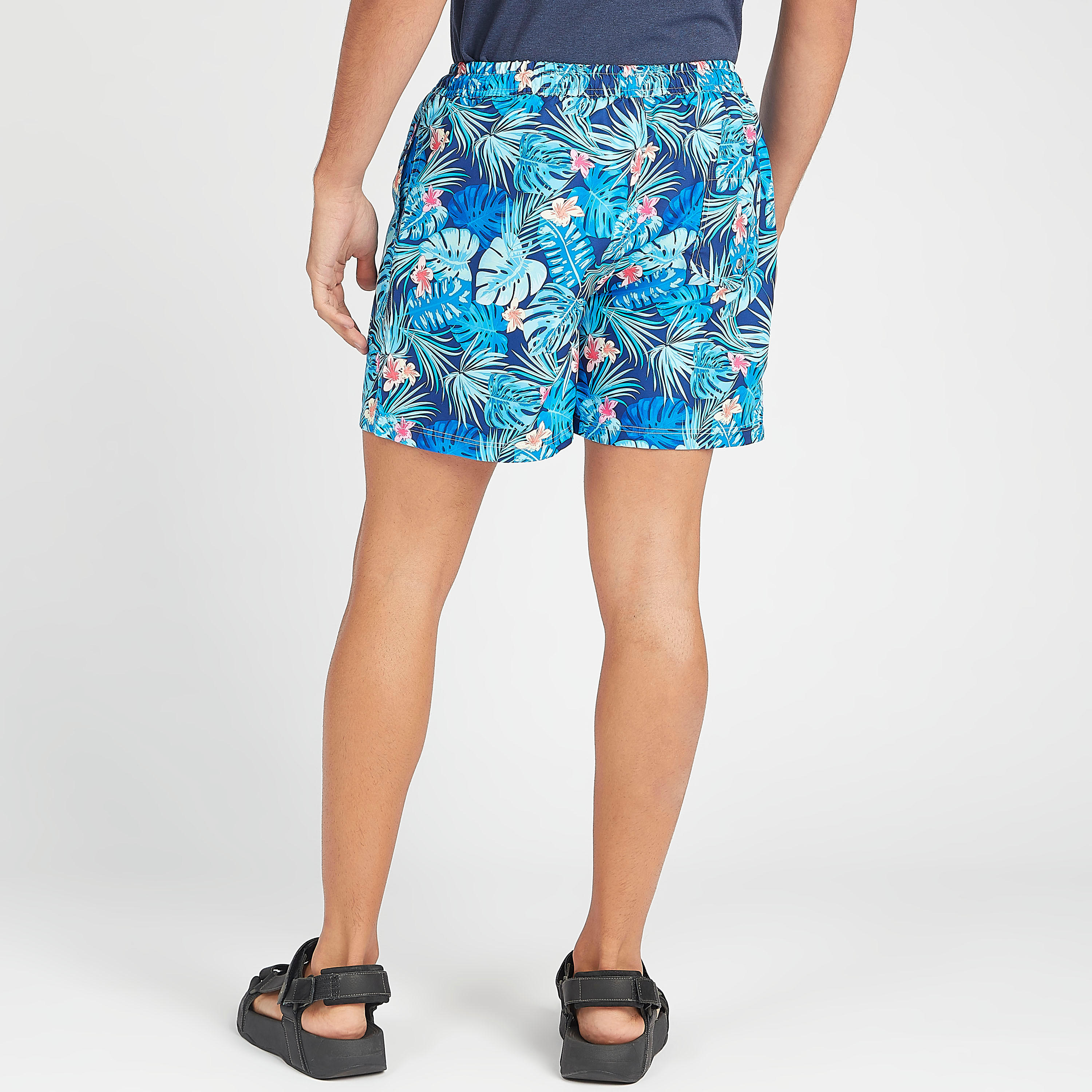 Printed Beach Shorts with Drawstring Closure-men-clothing-bottoms-shorts-image-4