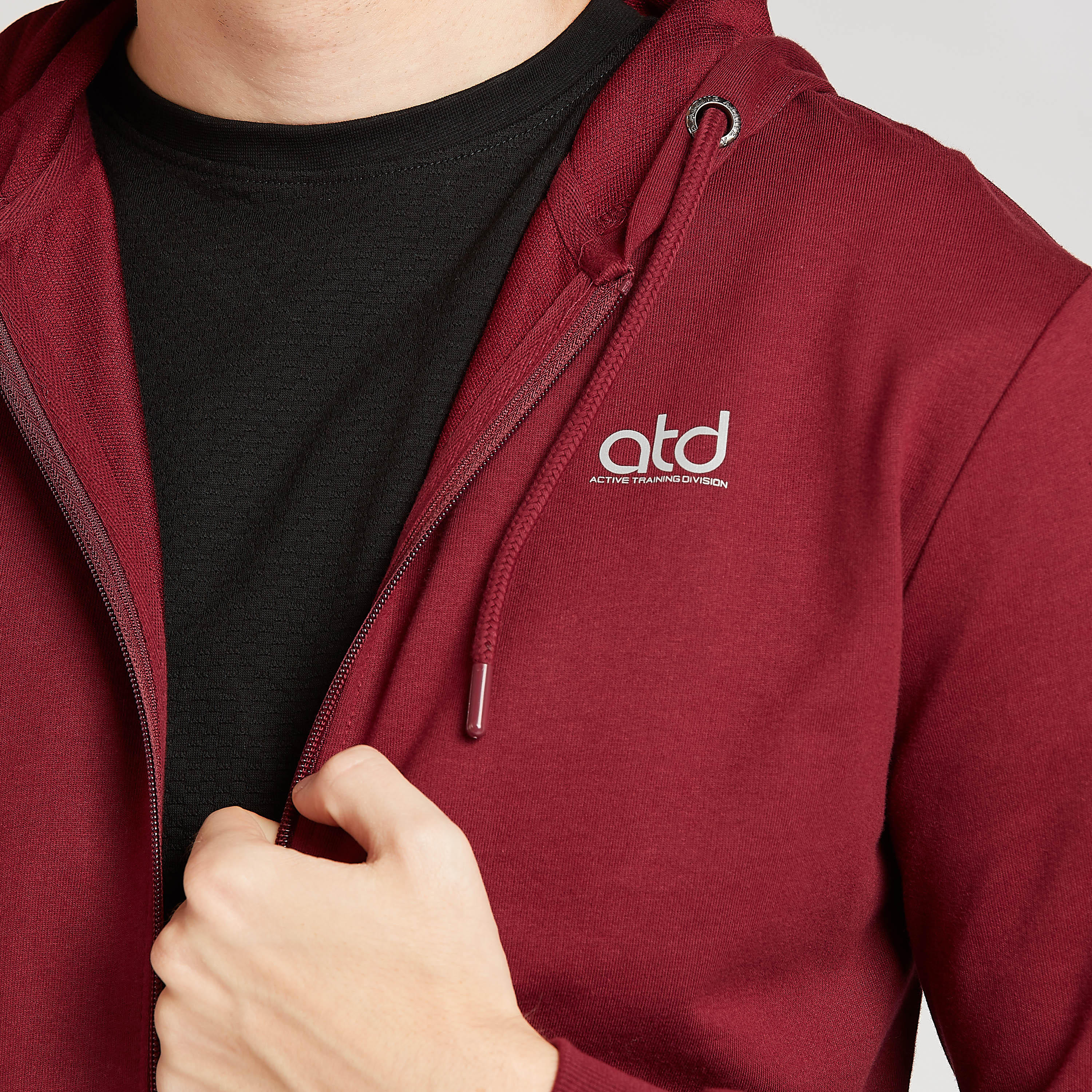 جاكيت مستدام سادة بأكمام طويلة وقبعَة-men-winterwear-hoodiesandsweatshirts-image-3