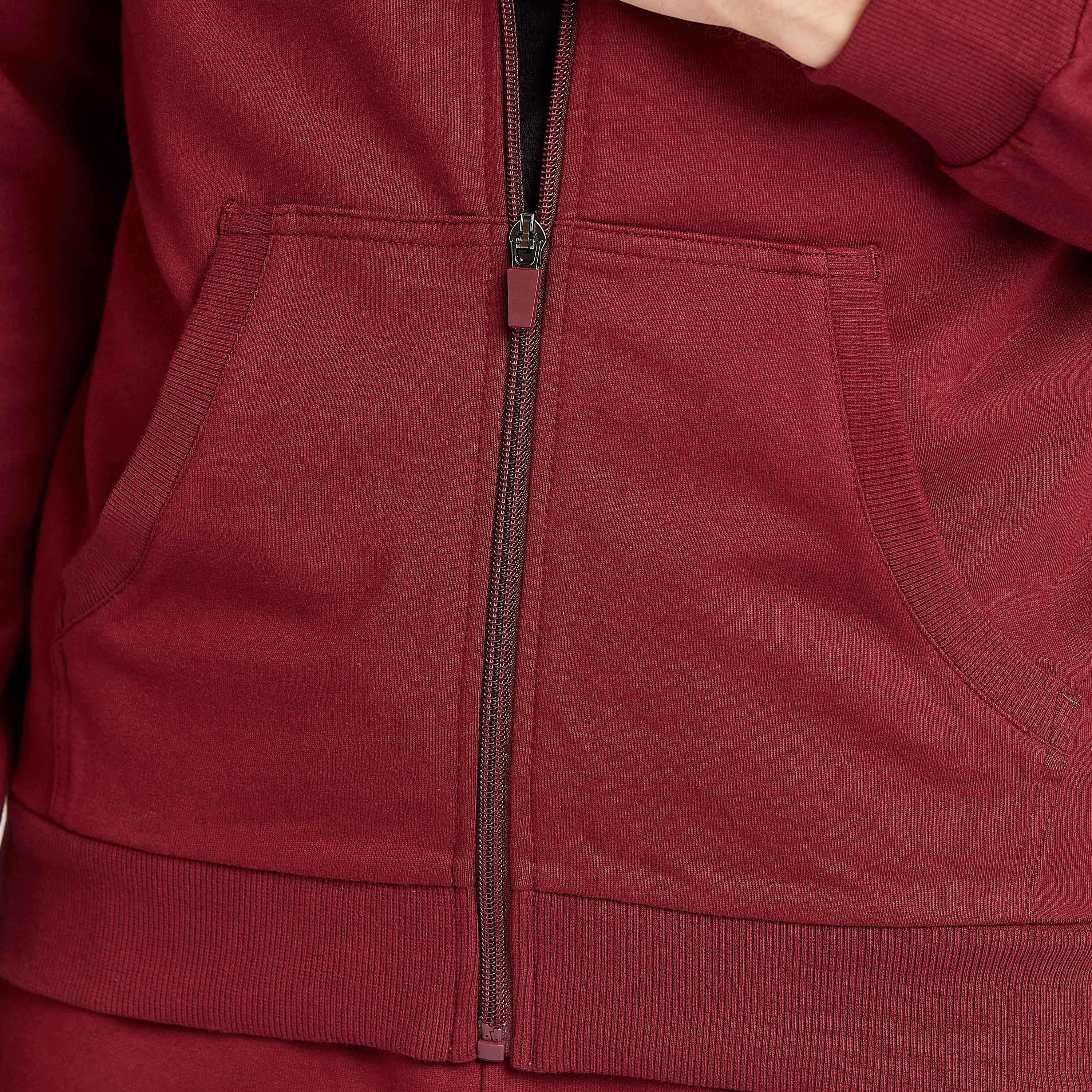 جاكيت مستدام سادة بأكمام طويلة وقبعَة-men-winterwear-hoodiesandsweatshirts-image-2