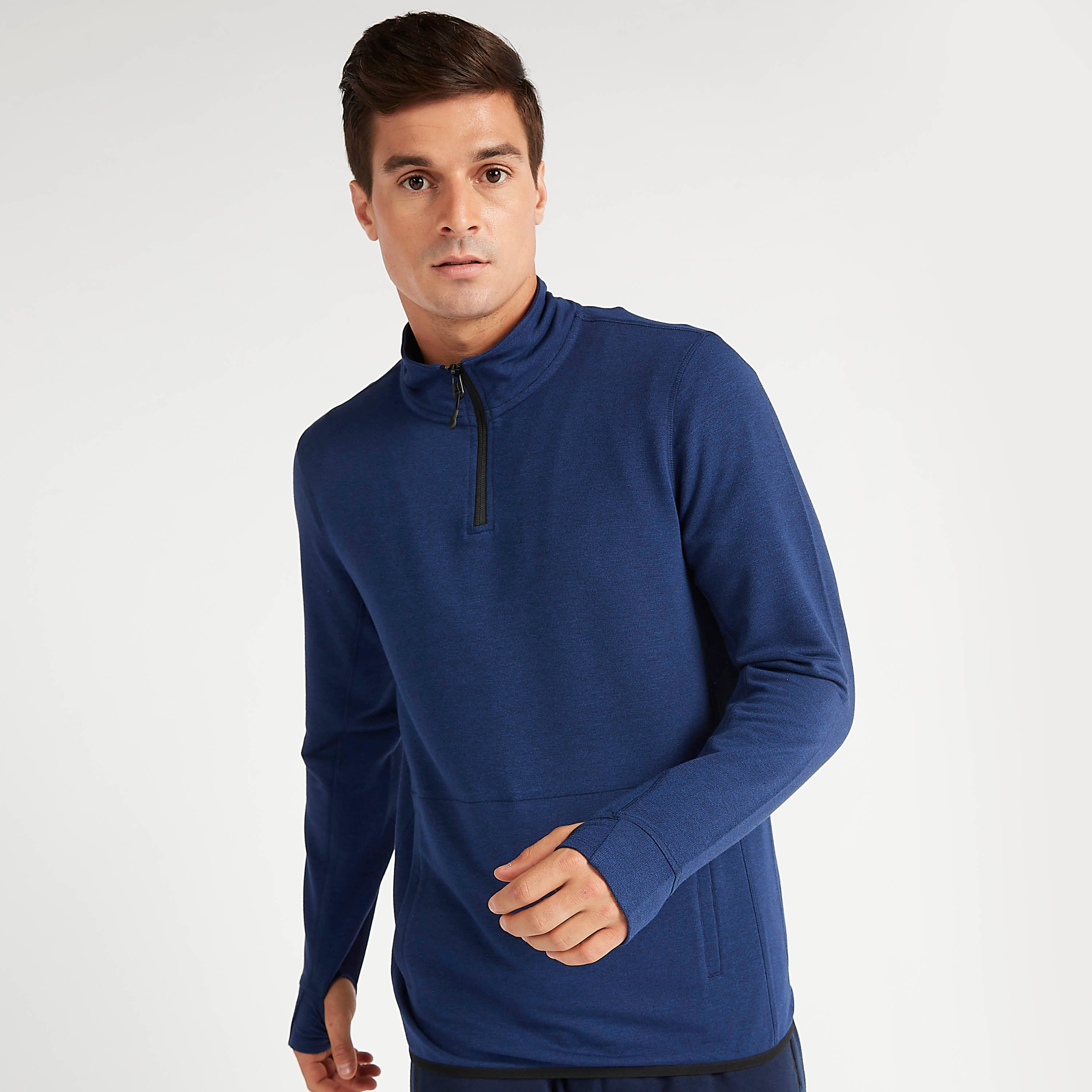 سويت شيرت مستدام بياقة بسحّاب وأكمام طويلة وجيوب-men-winterwear-hoodiesandsweatshirts-image-3
